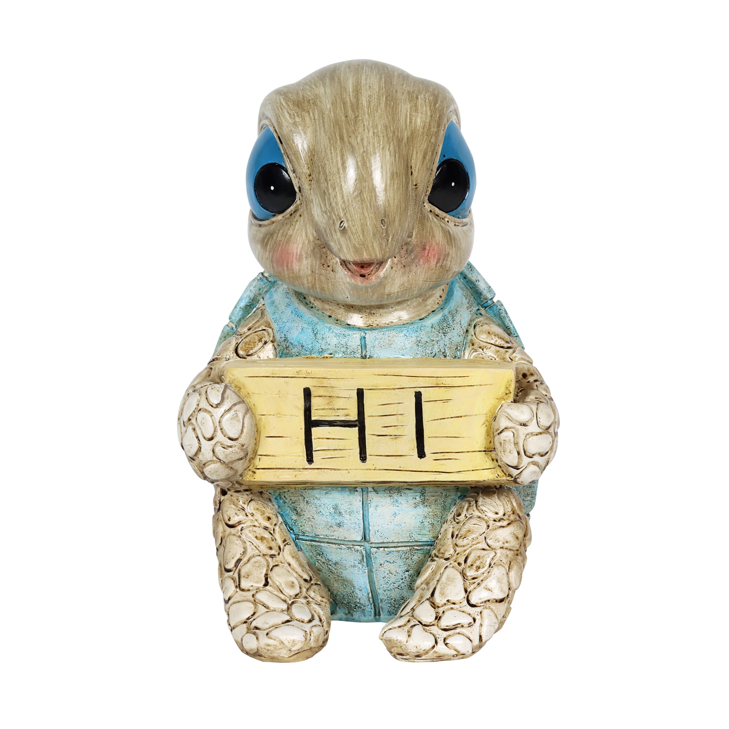 Style Selections 78924-L 9.84-in H x 6.3-in W Multiple colors/finishes Turtle Garden Statue