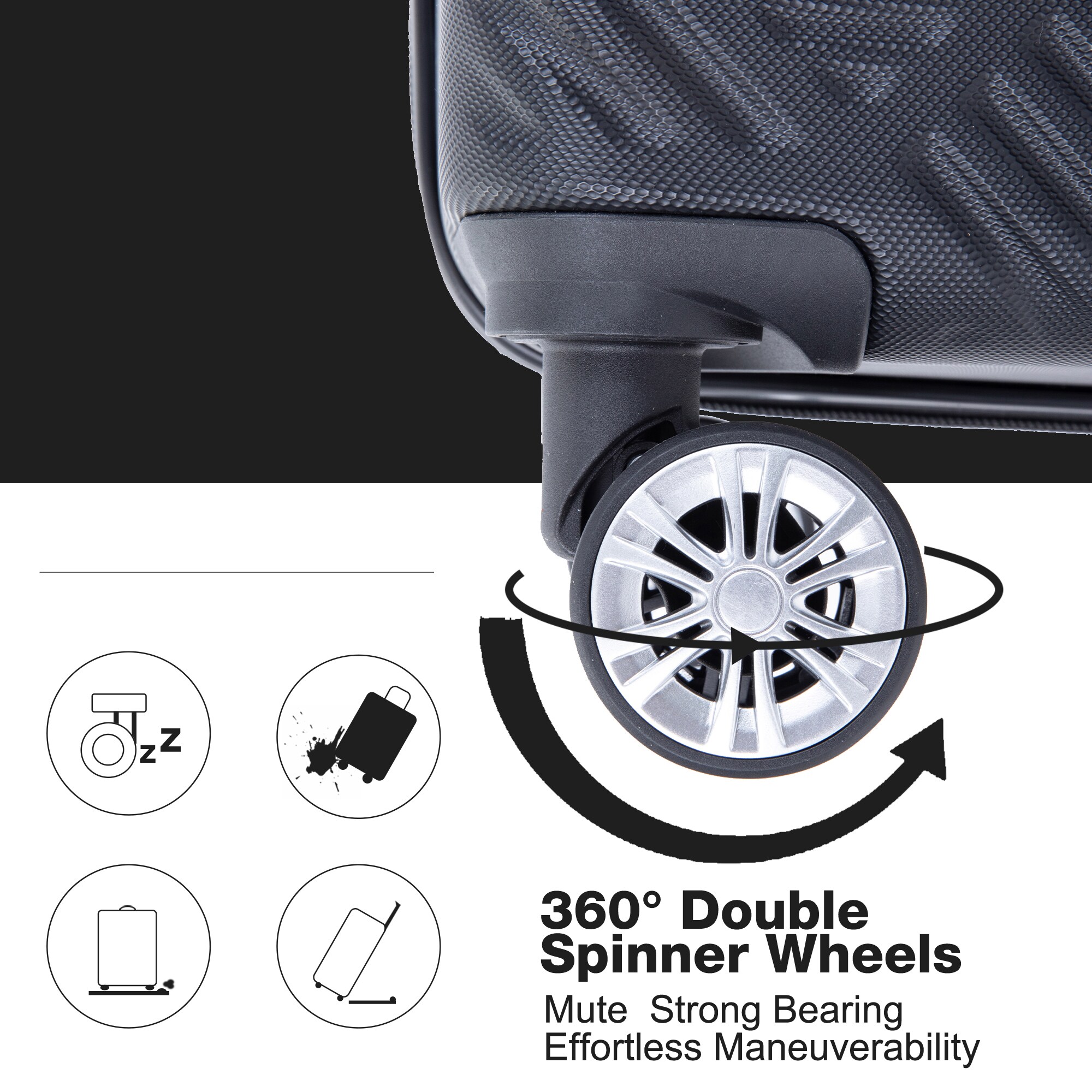 SINOFURN SYD9400017BK Luggage-And-Luggage-Sets - View #4