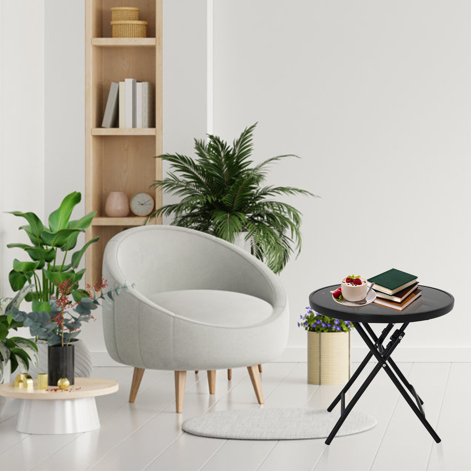 GARSING SIDE TABLE-BLACK Patio-Tables - View #2