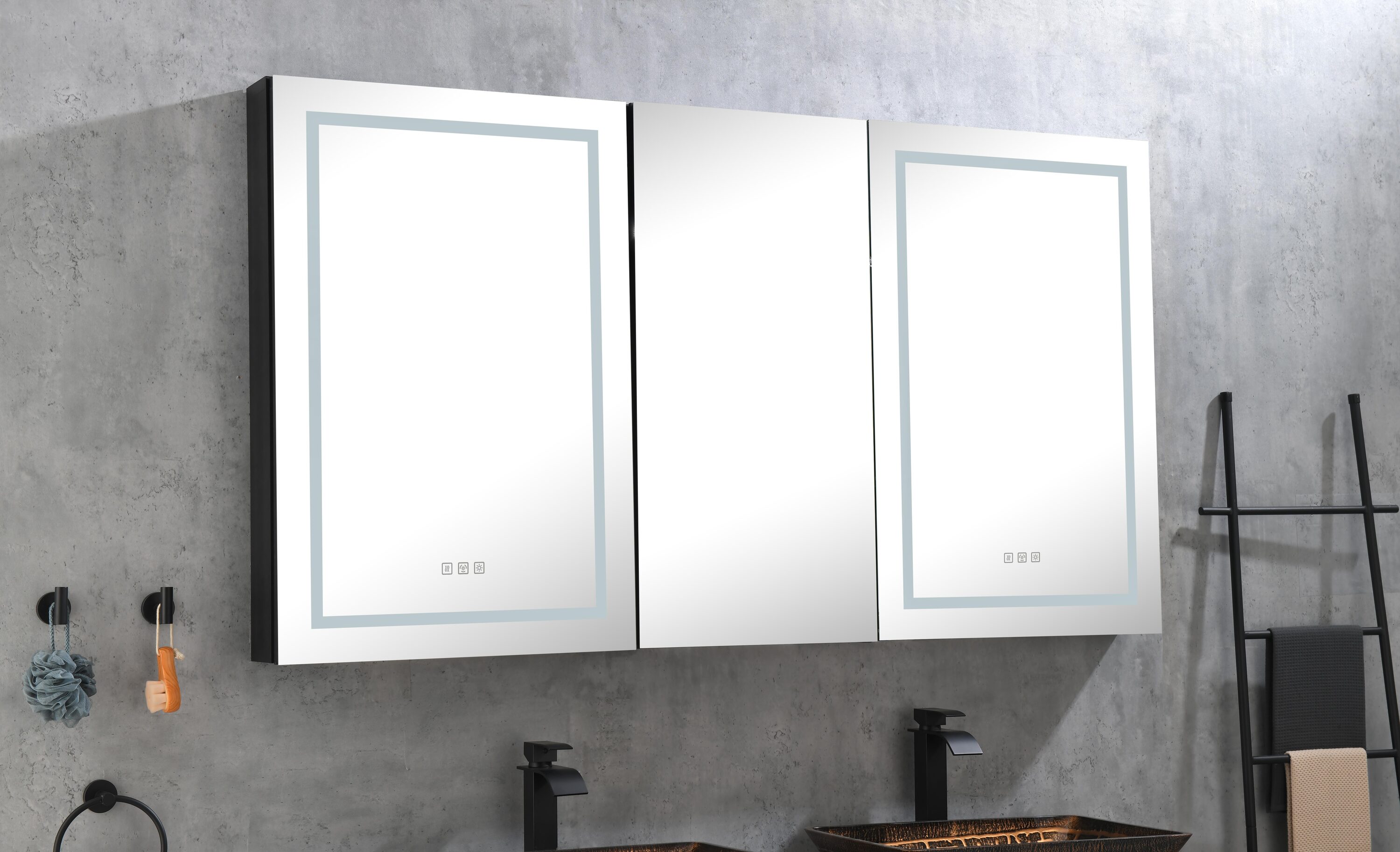 Vacolite KP24-MB-60 Framed-Bath-Mirrors - View #6