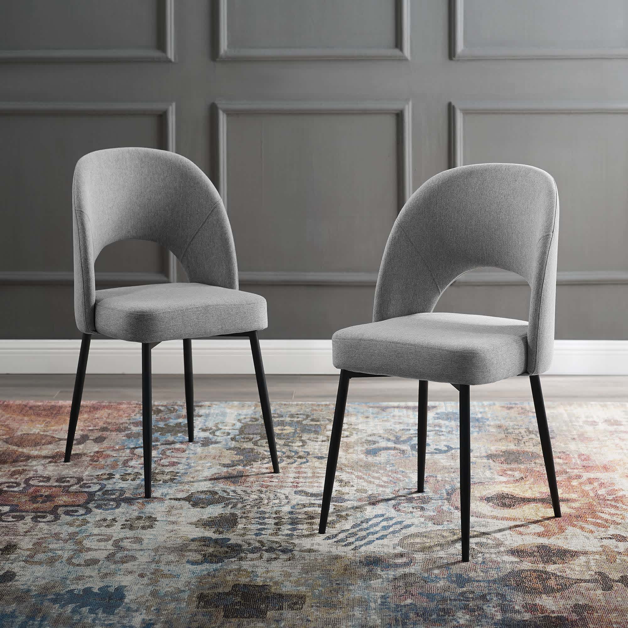 Modway EEI-4490-BLK-LGR Dining-Chairs - View #3