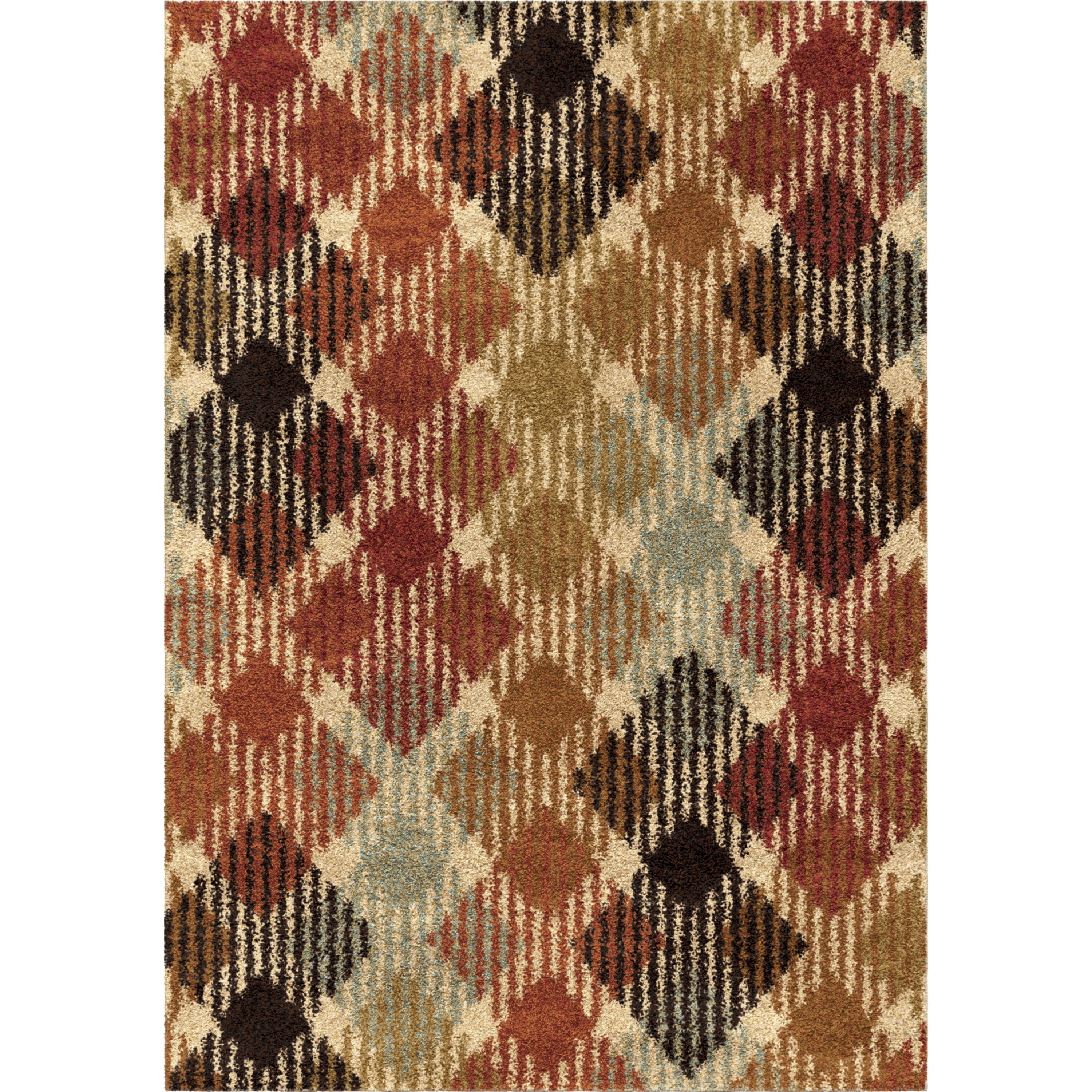 Orian Rugs 353617 Checkered Path 8 X 11 (ft) Geometric Area Rug