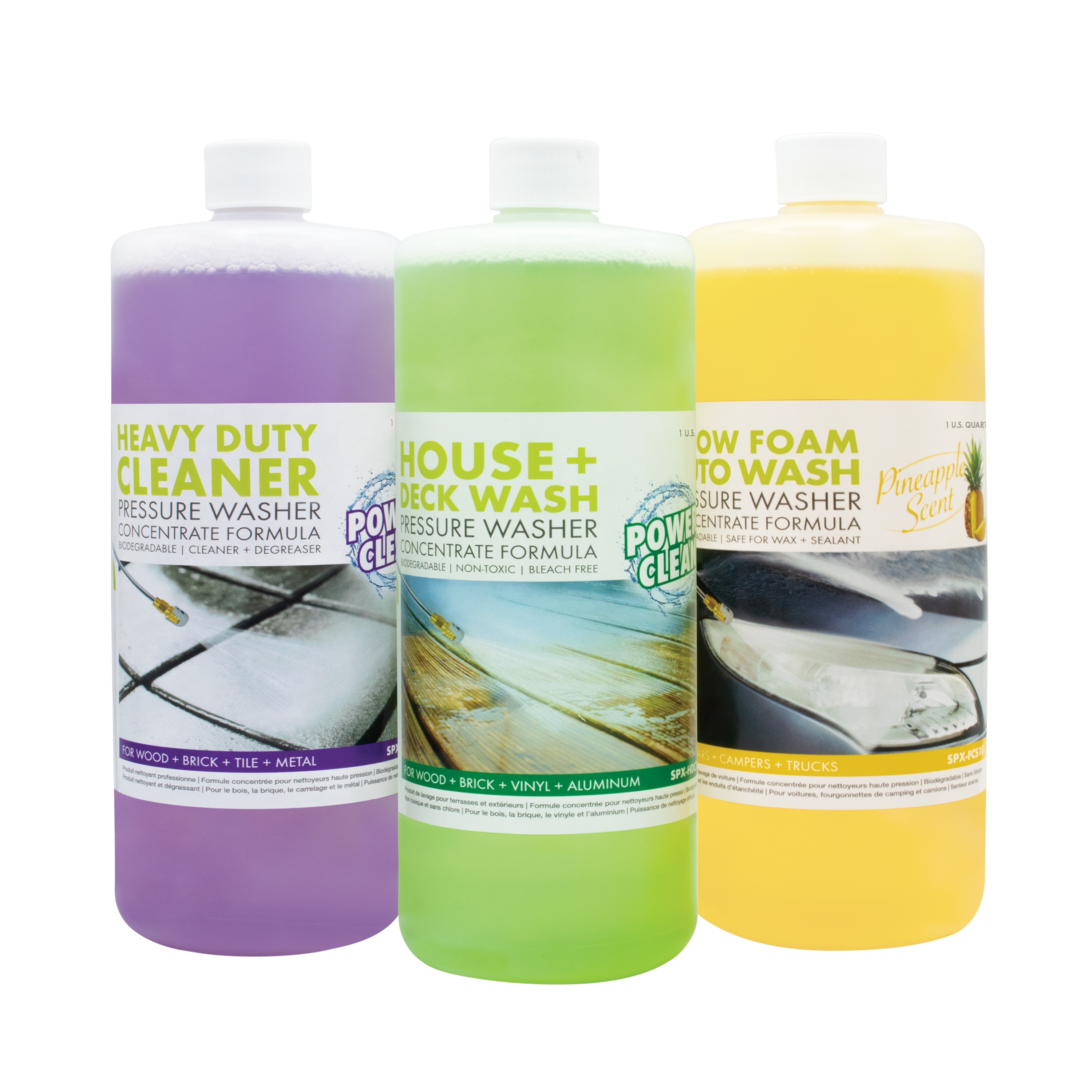 1 qt. Multi-Purpose Pressure Washer Cleaning Detergent Soap Concentrate -  Perfect for All Outdoor Surfaces