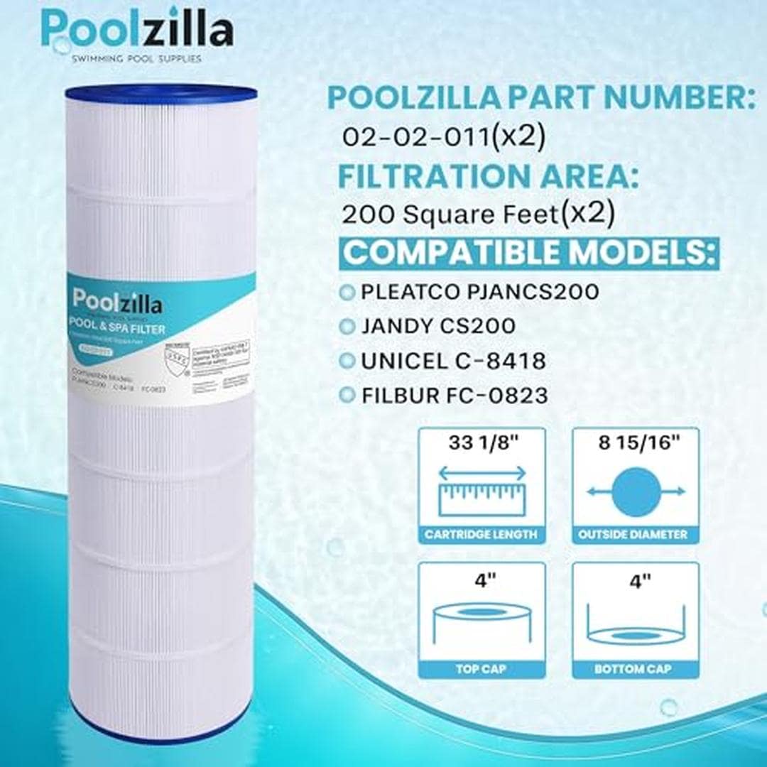 Poolzilla 02-02-011-2PACK Pool-Filter-Skim-Sys-Parts - View #2
