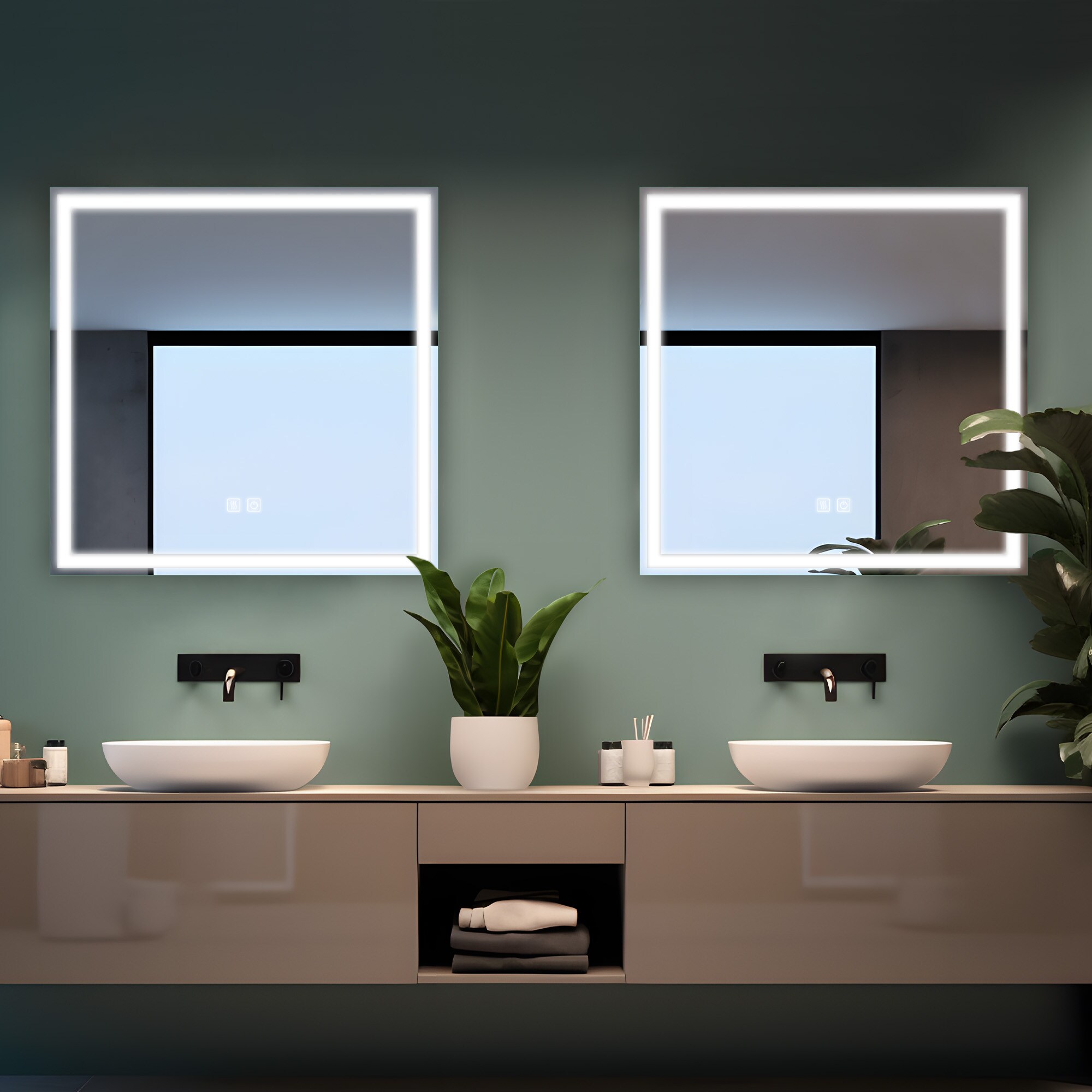 Dovelina LS-A-MR03095 Framed-Bath-Mirrors - View #2