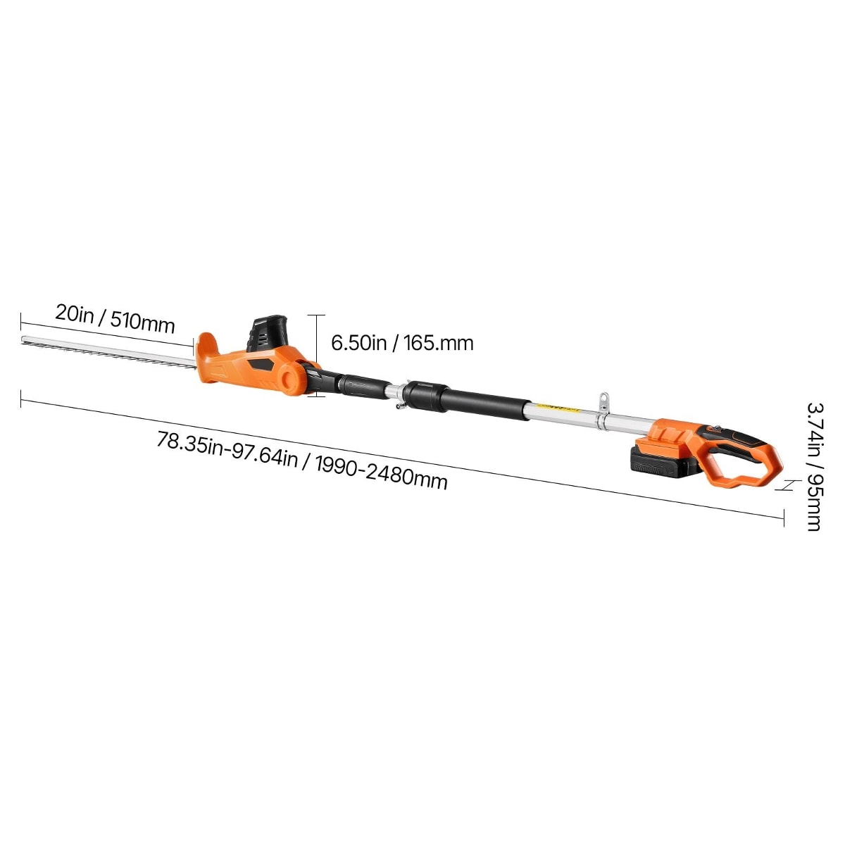 Tooliom D0102X3QFXU Cordless-Hedge-Trimmers - View #8