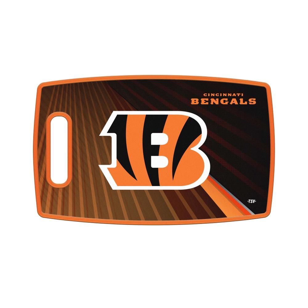 YouTheFan 0959977 NFL Cincinnati Bengals Retro Series Cutting Board