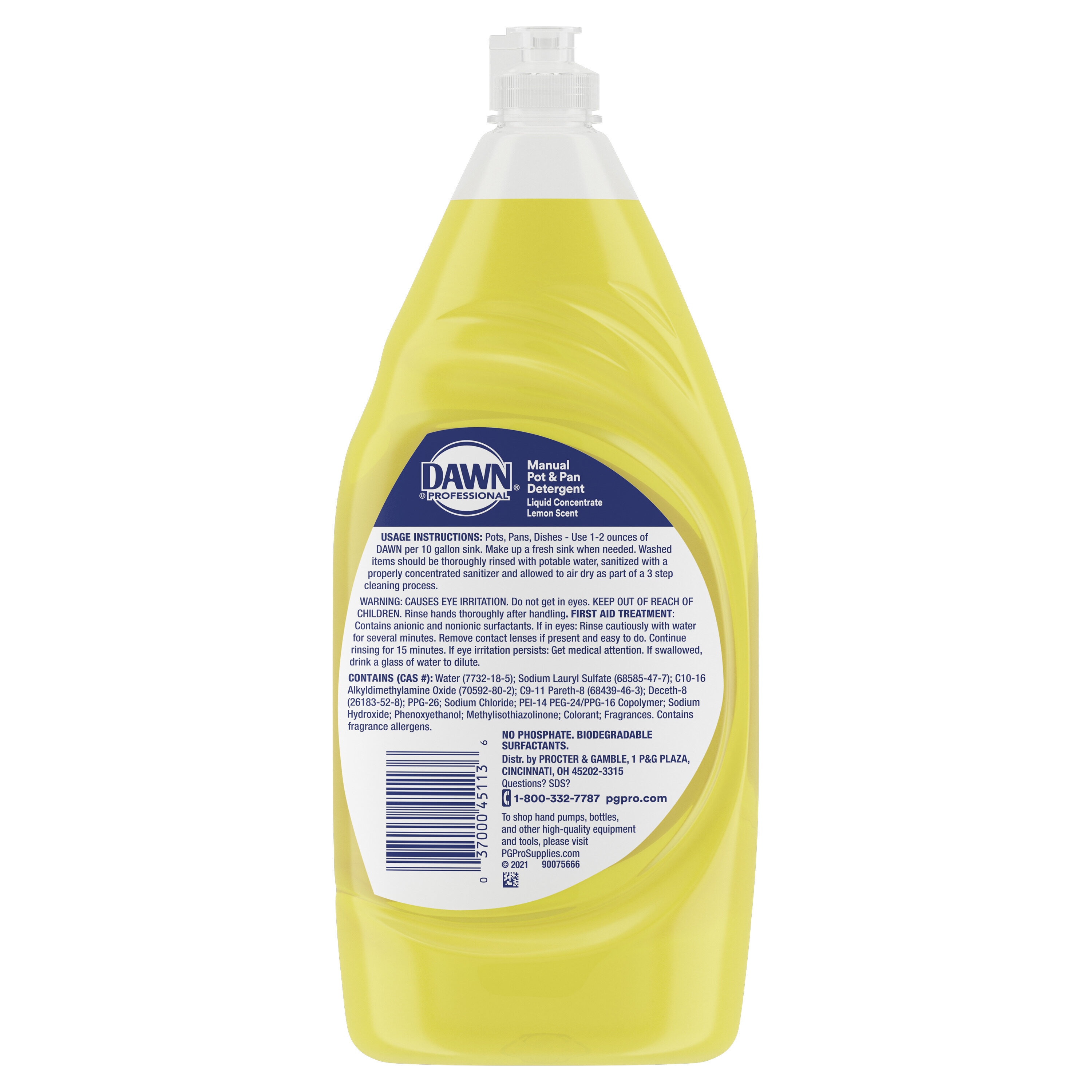 Dawn Powerwash Lemon Anti-Bacterial Dishwashing Liquid, 16 fl oz