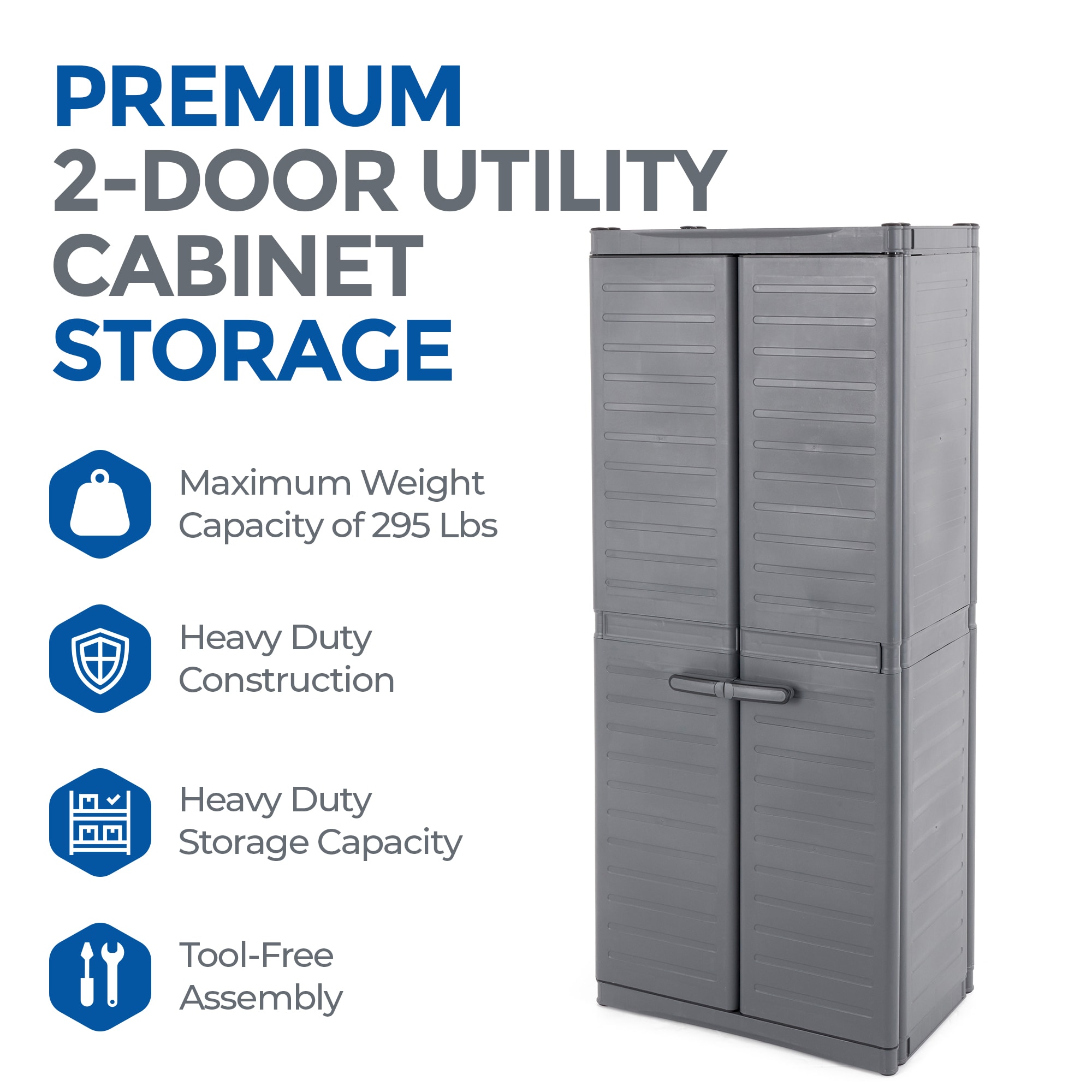 Gracious Living 290691 Utility-Storage-Cabinets - View #3