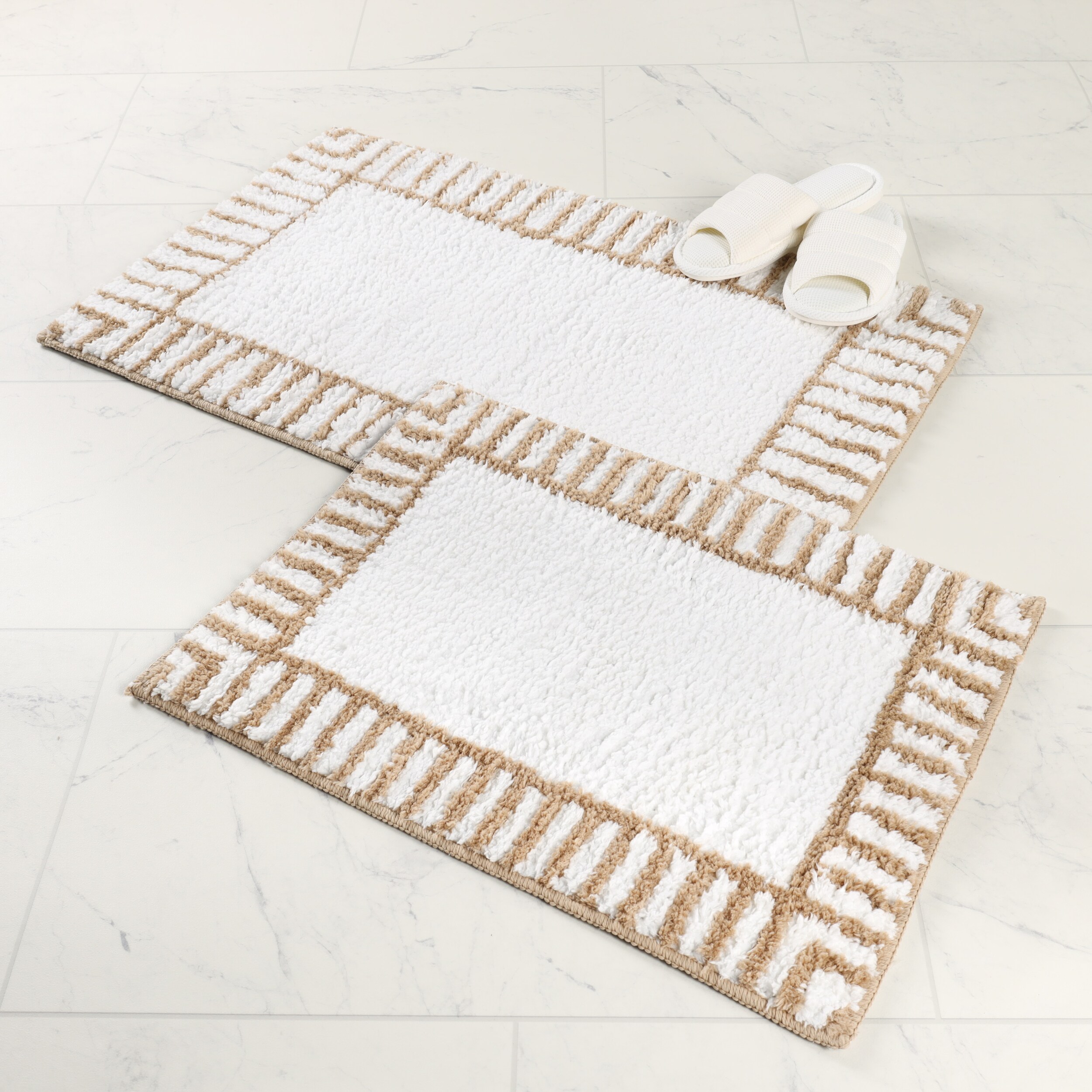 Superior BATHRUG-INYA-L-WHBI Bath-Rugs - View #2