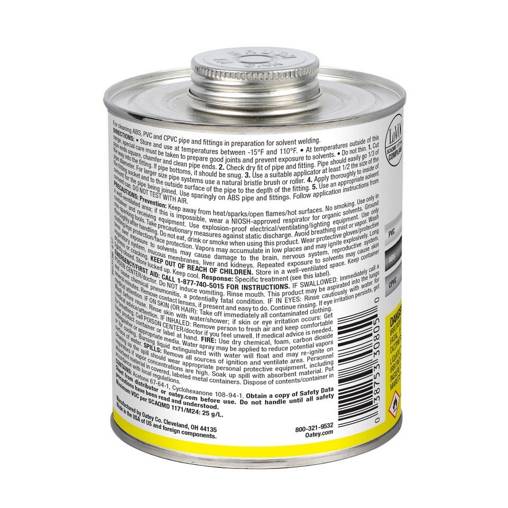 Oatey 30805L Pipe-Cements-Primers-Cleaners - View #10