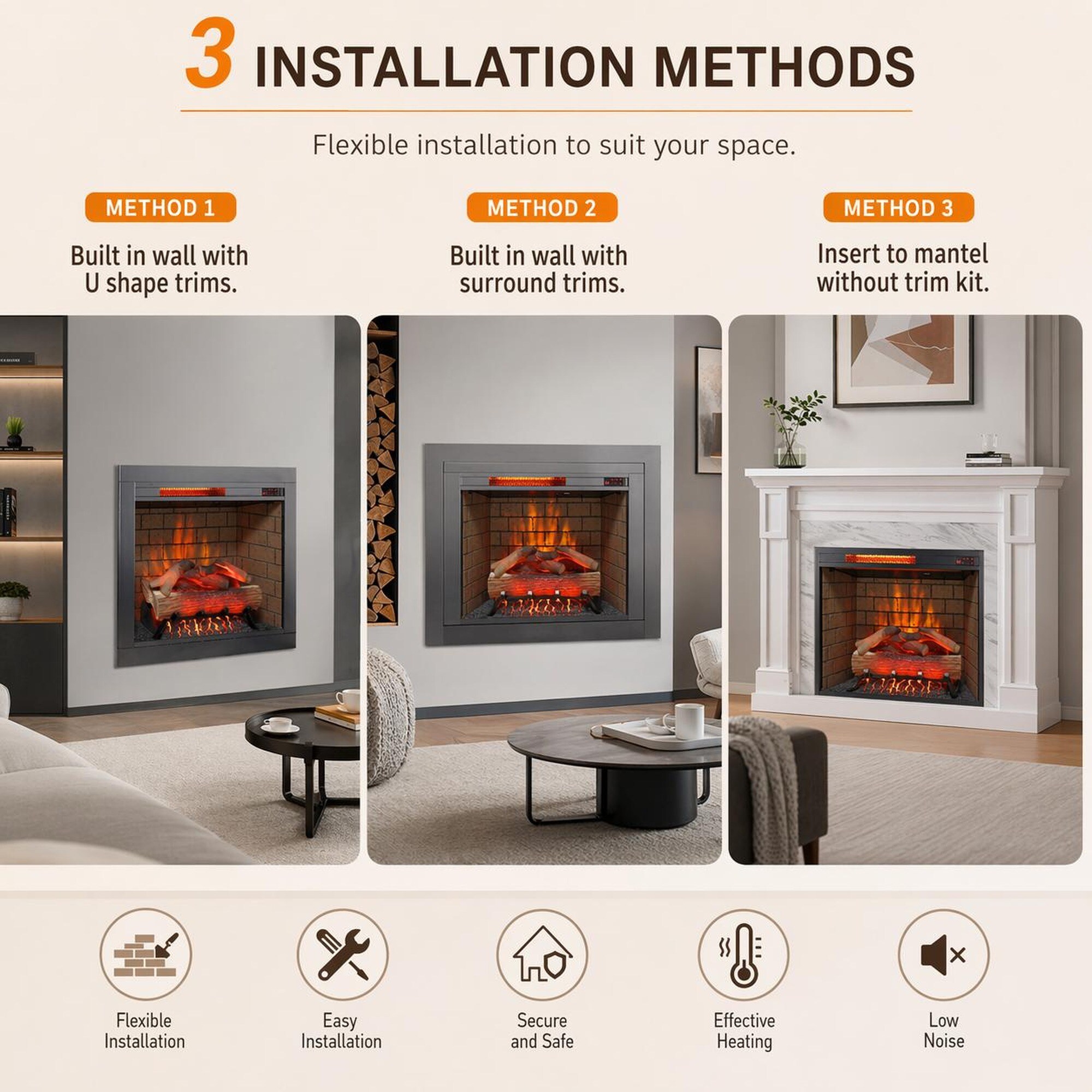 TEINIE HJJ-W1769P252987 Electric-Fireplaces - View #3