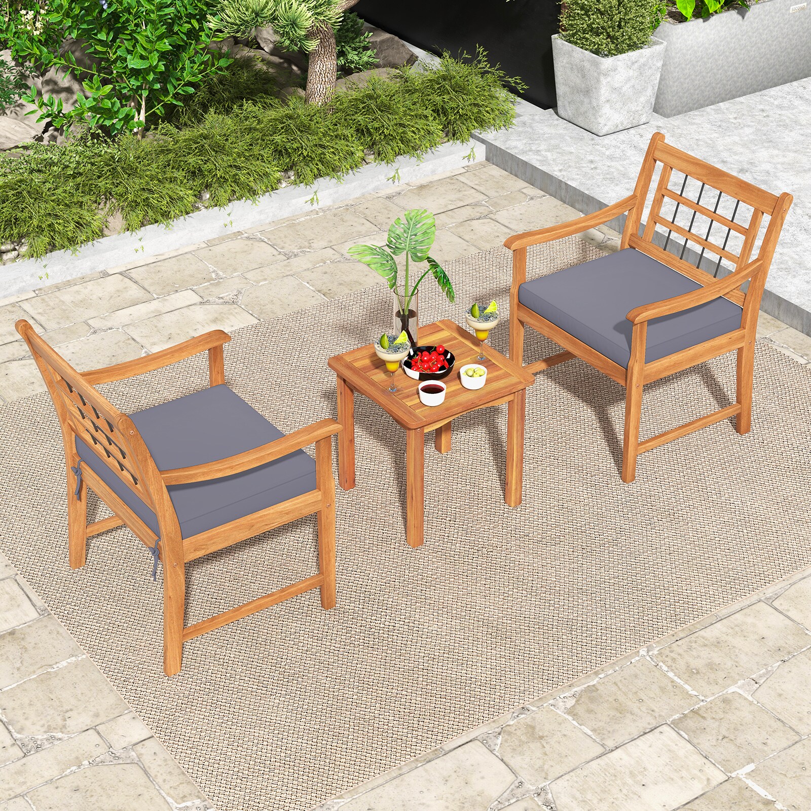 LIVIZA OUJ72587GR Patio-Conversation-Sets - View #7