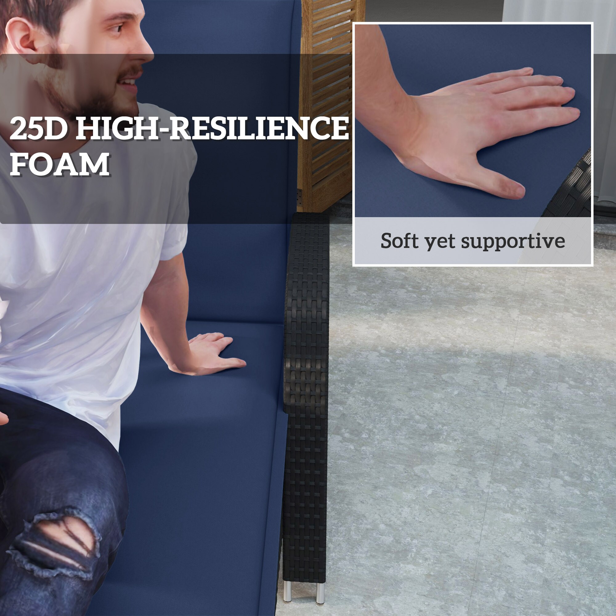 Outsunny 84G-674V00NU Patio-Furniture-Cushions - View #5