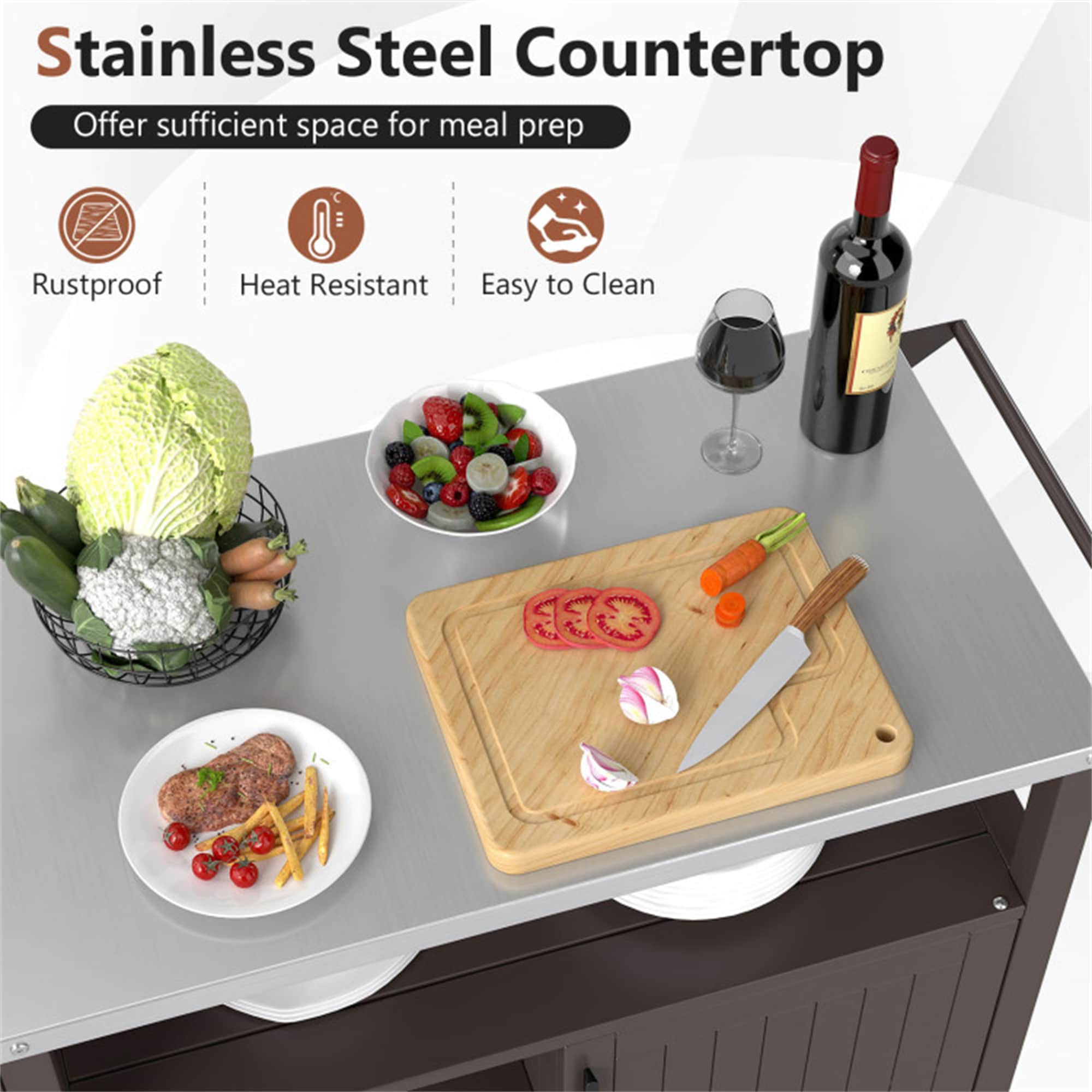 BABOOM BOM-12520BN-CO Grill-Carts-Grill-Stands - View #6