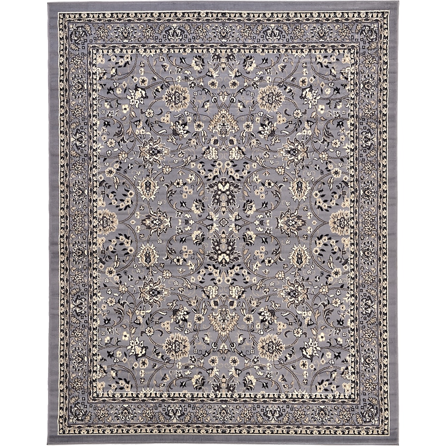 Unique Loom Washington Sialk Hill 8 x 10 Brown Indoor Floral/Botanical Oriental Area Rug Unique Loom Washington Sialk Hill 8 x 10 Brown Indoor Floral/Botanical Oriental Area Rug