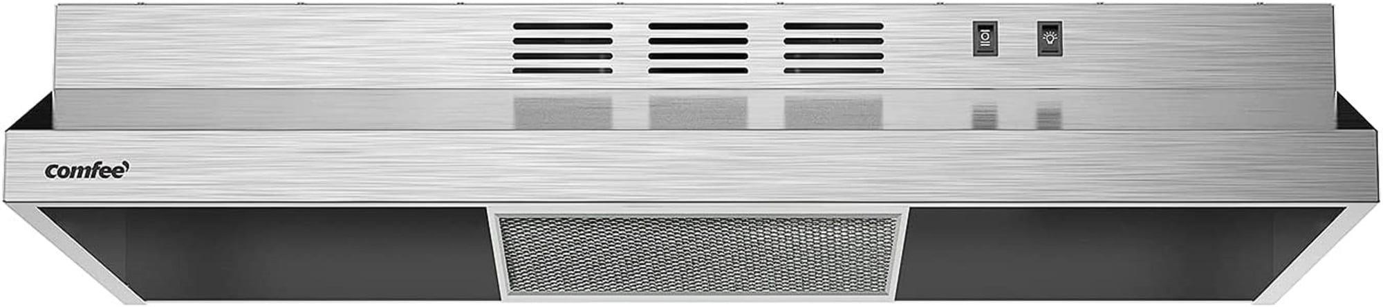 Comfee F13 Range Hood 30 Inch Ducted Ductless Vent Hood Durable Stainless  Steel