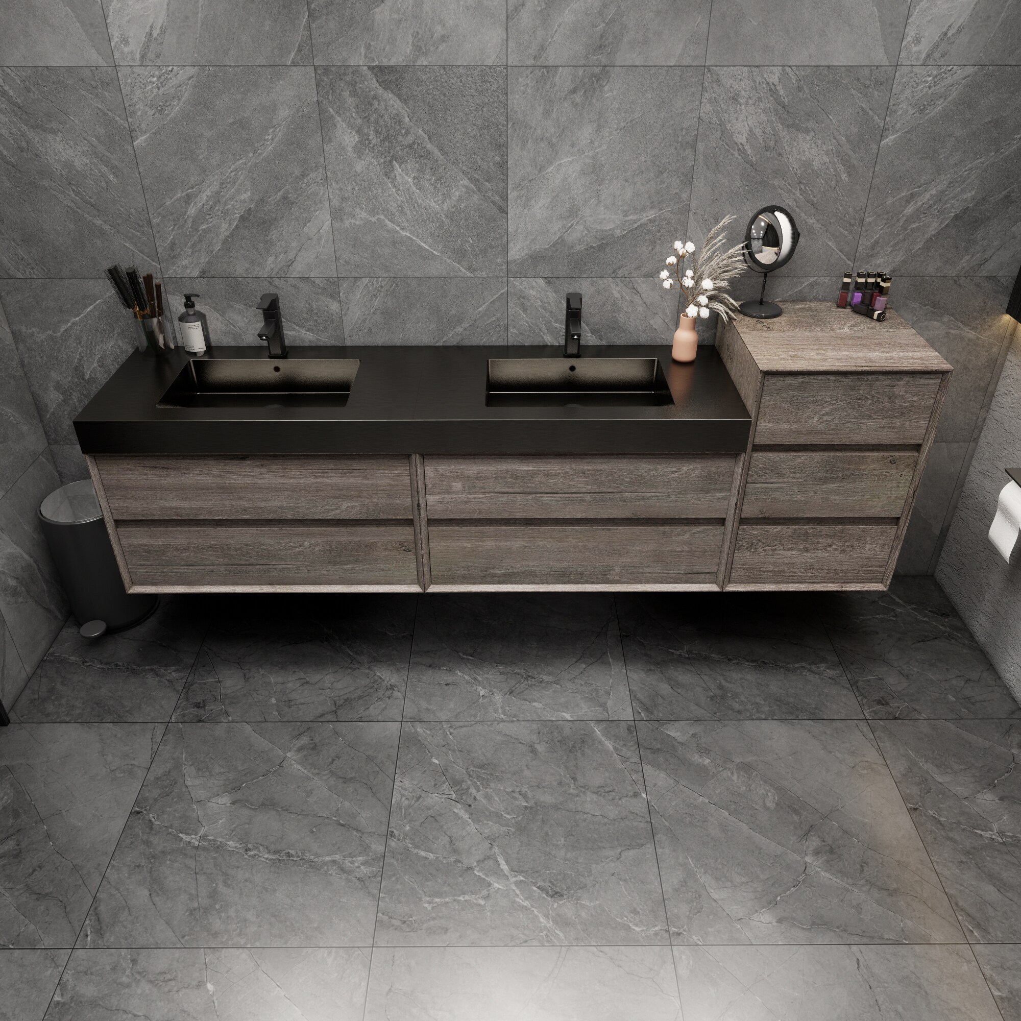 BV Better Vanity MIA72+20D-HW Bath-Vanity-Combo - View #7