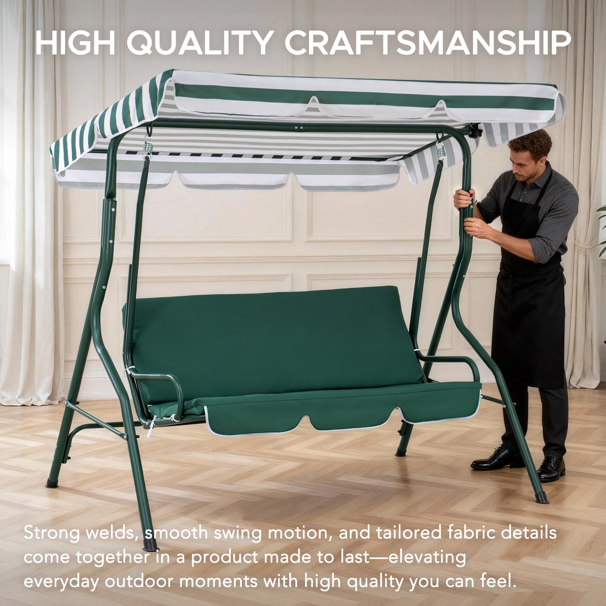 Sunjoy A215000103 Replace-Porch-Swing-Glider-Tops - View #6