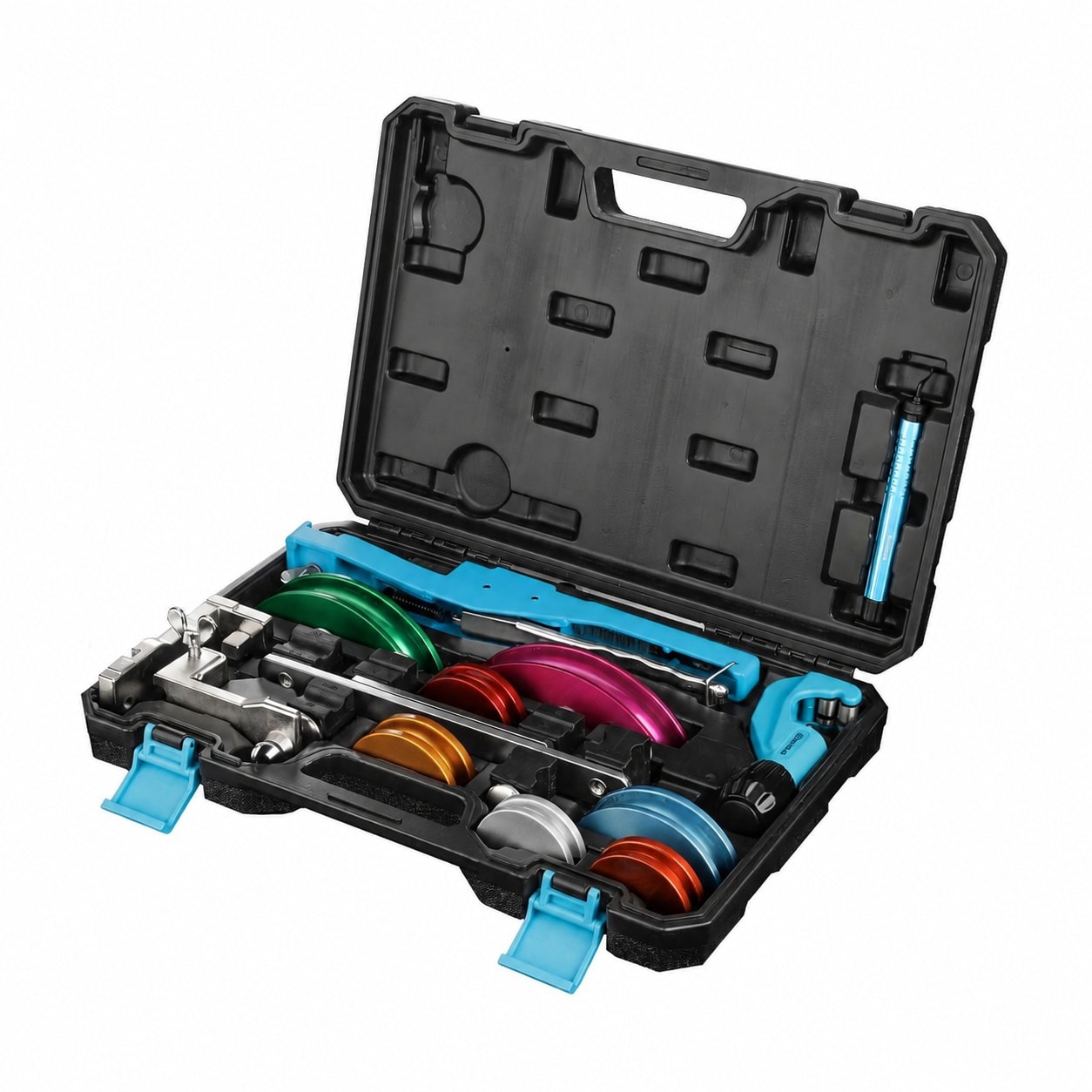 CYIKE  Tube Bender Set with Ratcheting Pipe Bender Pipe Cutter and Deburring Tool for HVAC Air Conditioning and Refrigeration Repair 1/4 in to