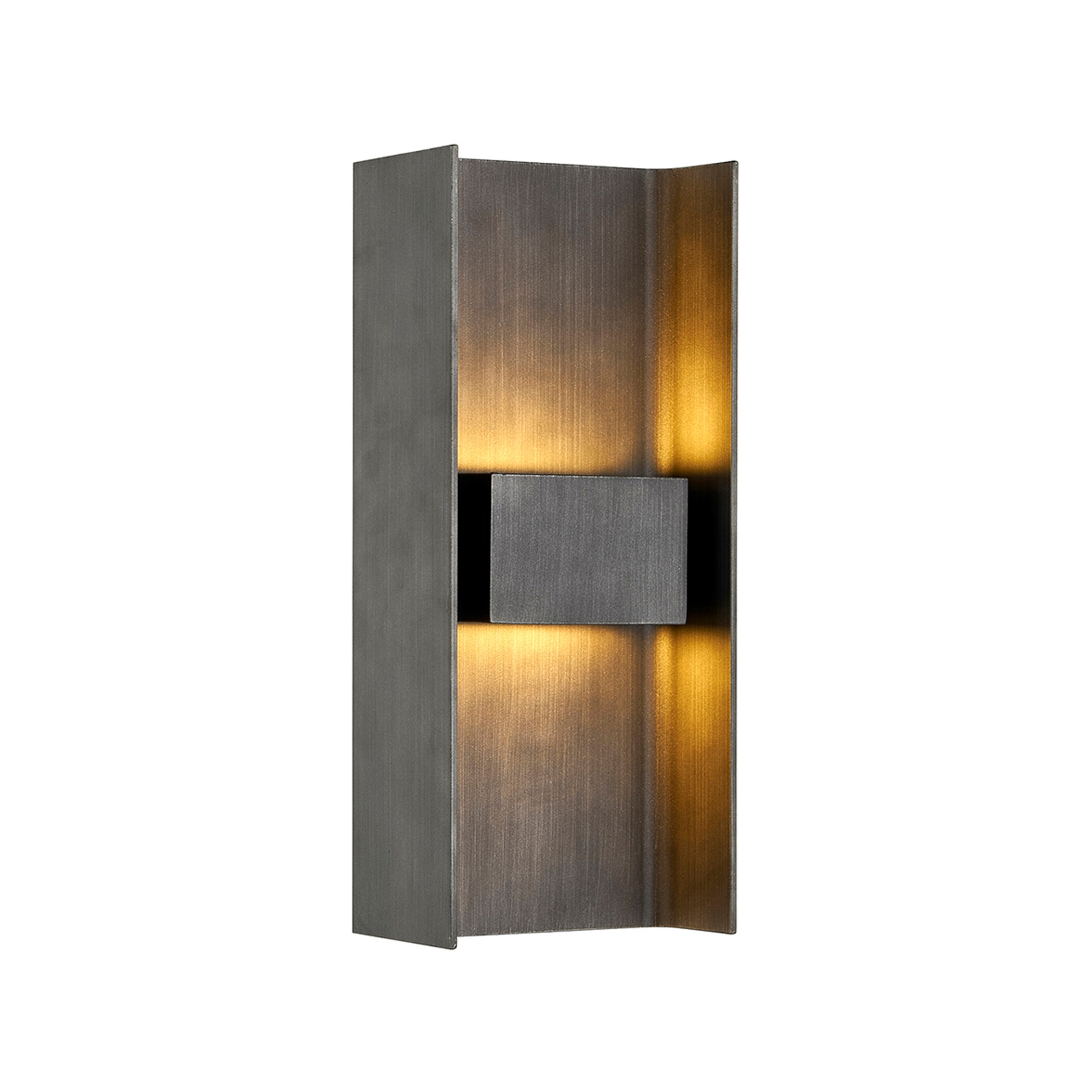 Troy Lighting B7291 Scotsman 5.75-in W 2-Light Graphite Modern/Contemporary LED Wall Sconce