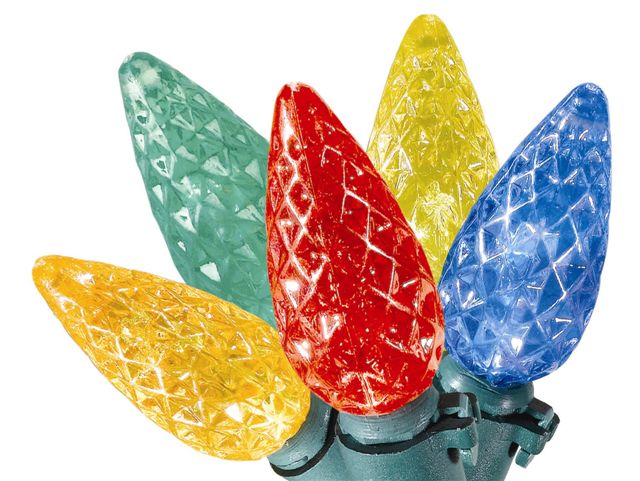  093-1215-M 50-Count 12.25-ft Multicolor LED Plug-In Christmas String Lights