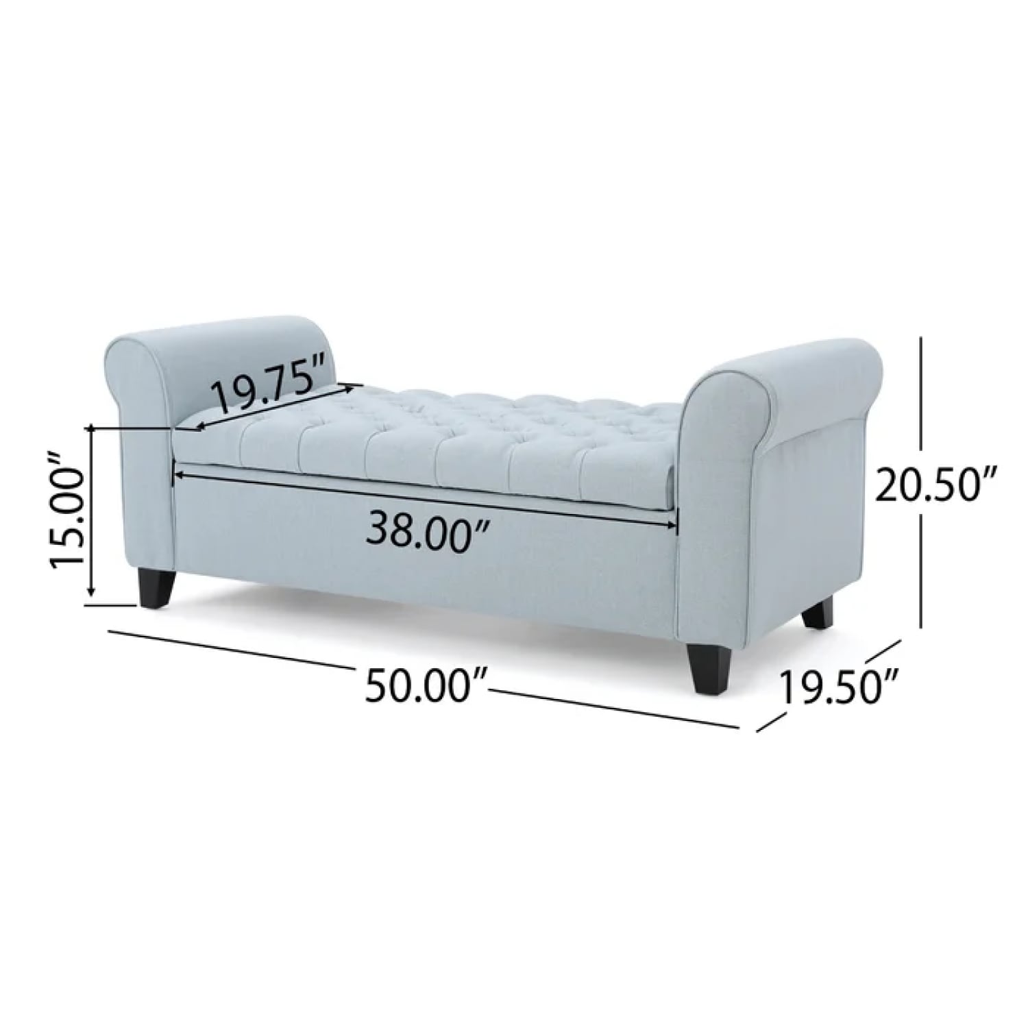 Streamdale Furniture 59335.00LSKY Indoor-Ottomans - View #4