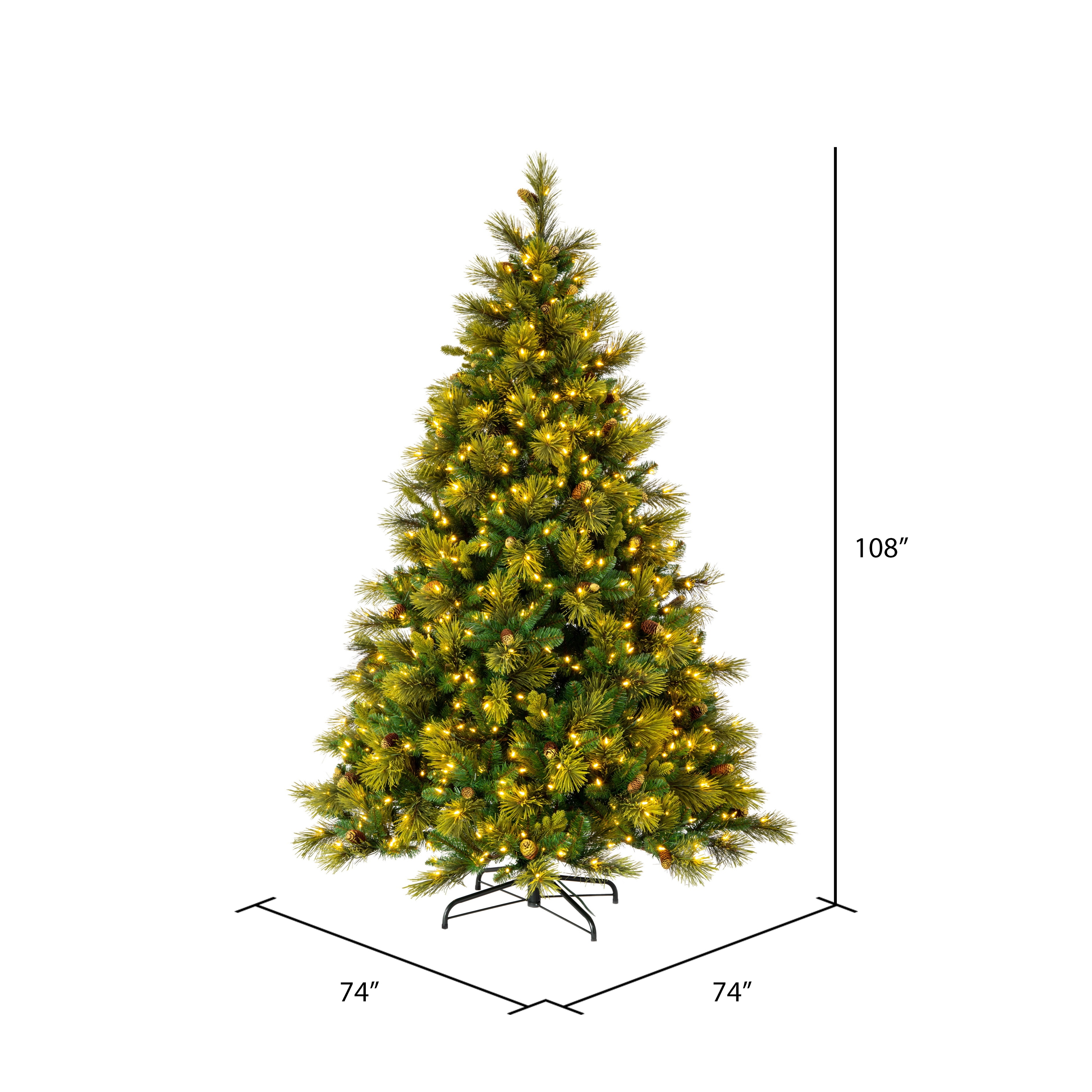 Vickerman DT210581LED Artificial-Christmas-Trees - View #4