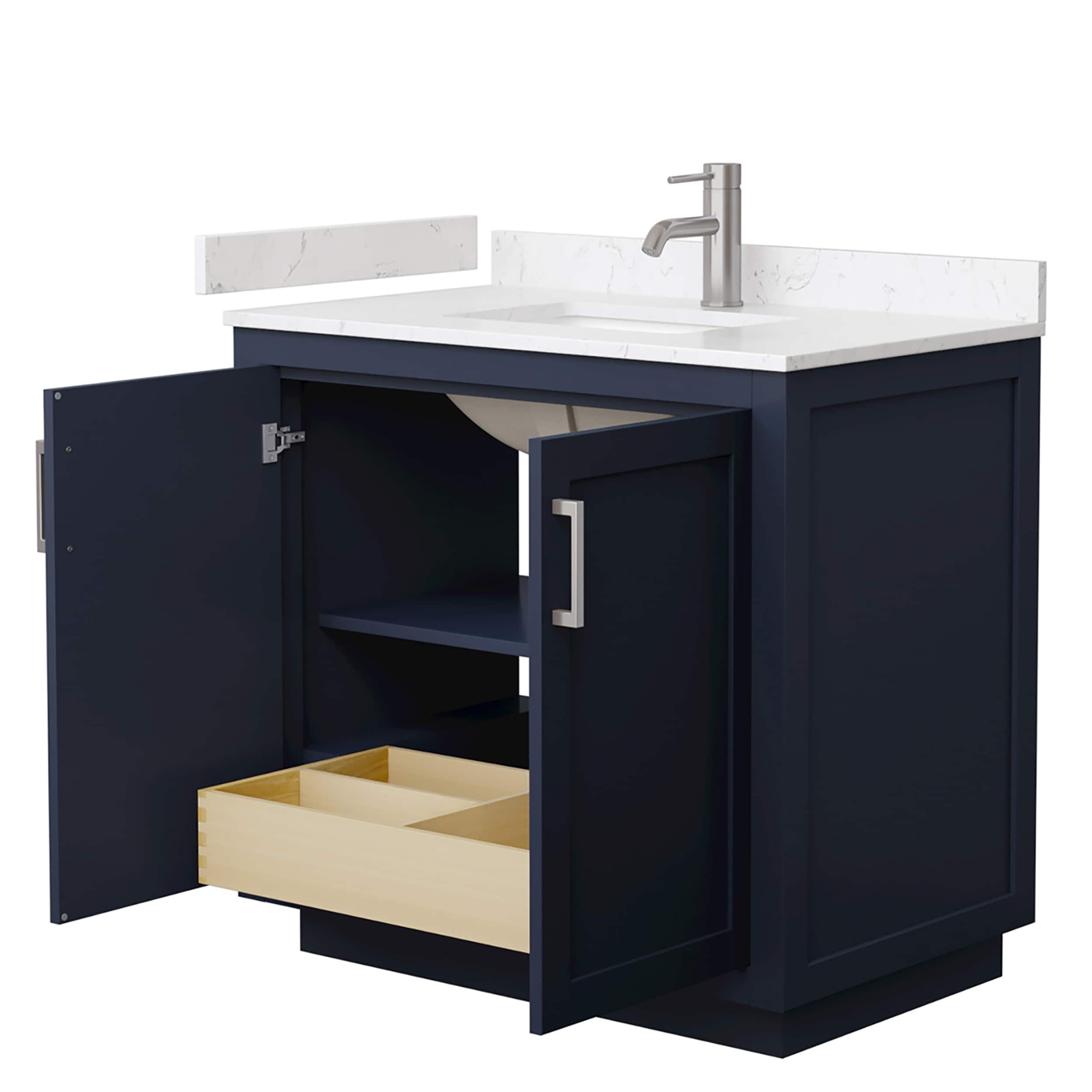 Wyndham Collection WCF292936SBNC2UNSMXX Bath-Vanity-Combo - View #3