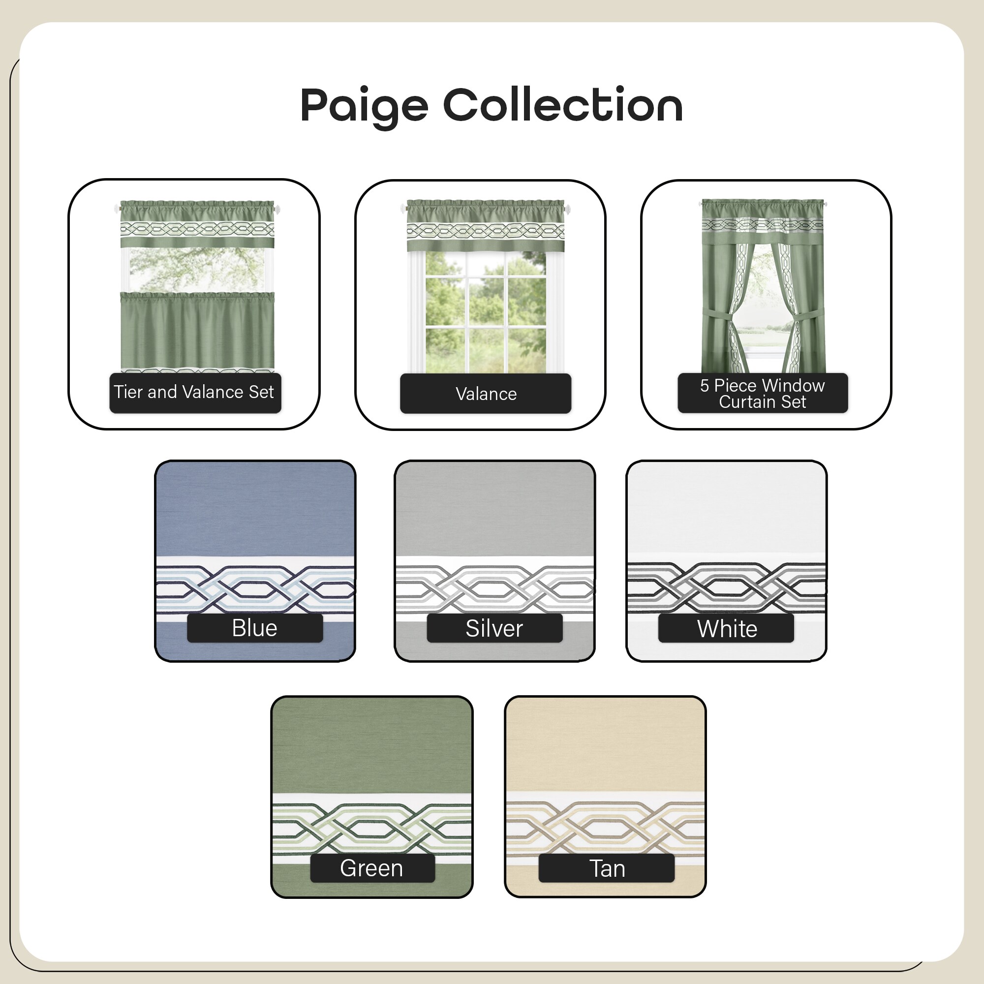 Achim PATV24GR12 valances - View #5