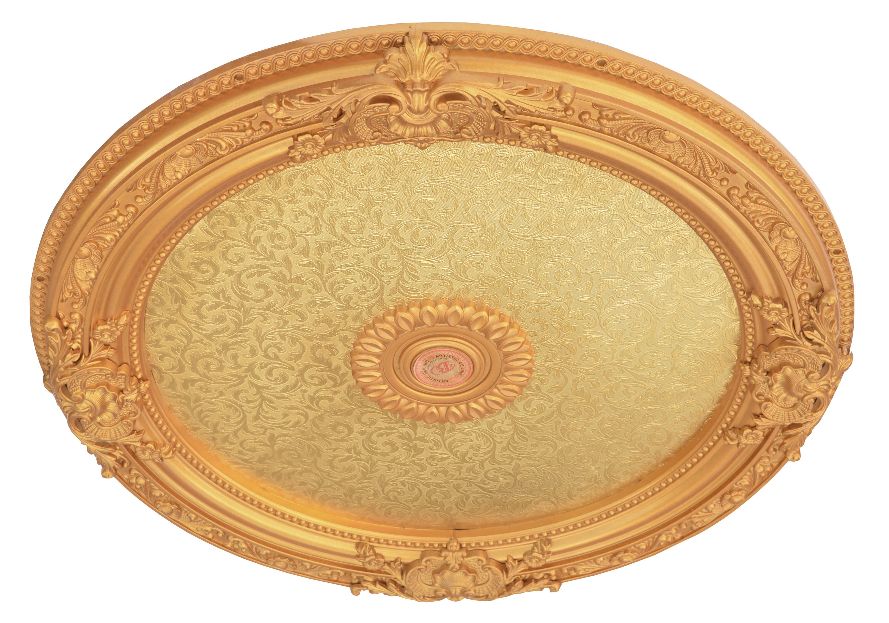 AFD Home 36 in. Round Chandelier Ceiling Medallion - Gold