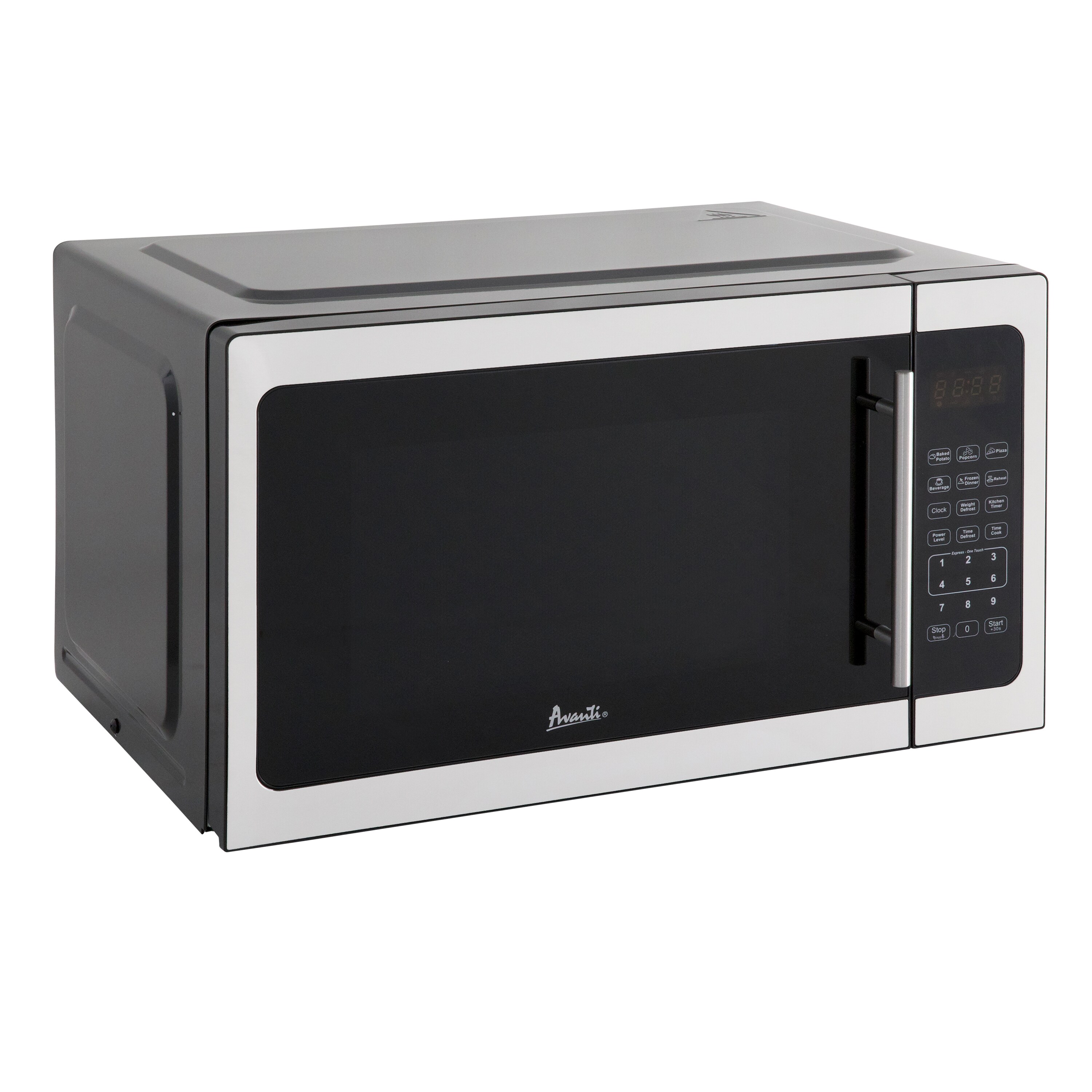 Avanti 1.5 Cu Ft Silver Stainless Steel Countertop Microwave for RV