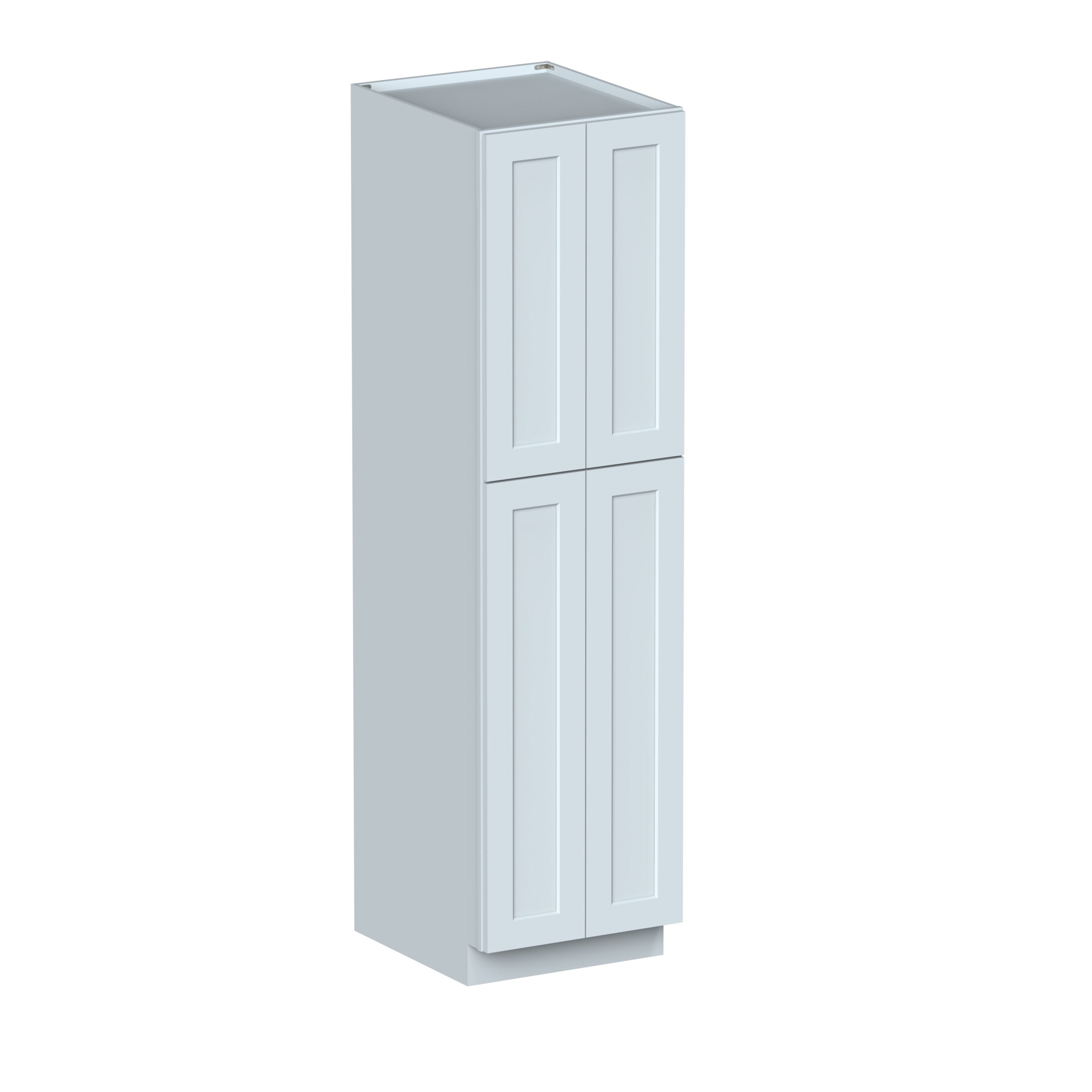 CASAINC 24 in. W x 27 in. D x 90 in. H Plywood Ready to Assemble Pantry Cabinets in Dove Gray Full Overlay Design #CA-DGWP249027