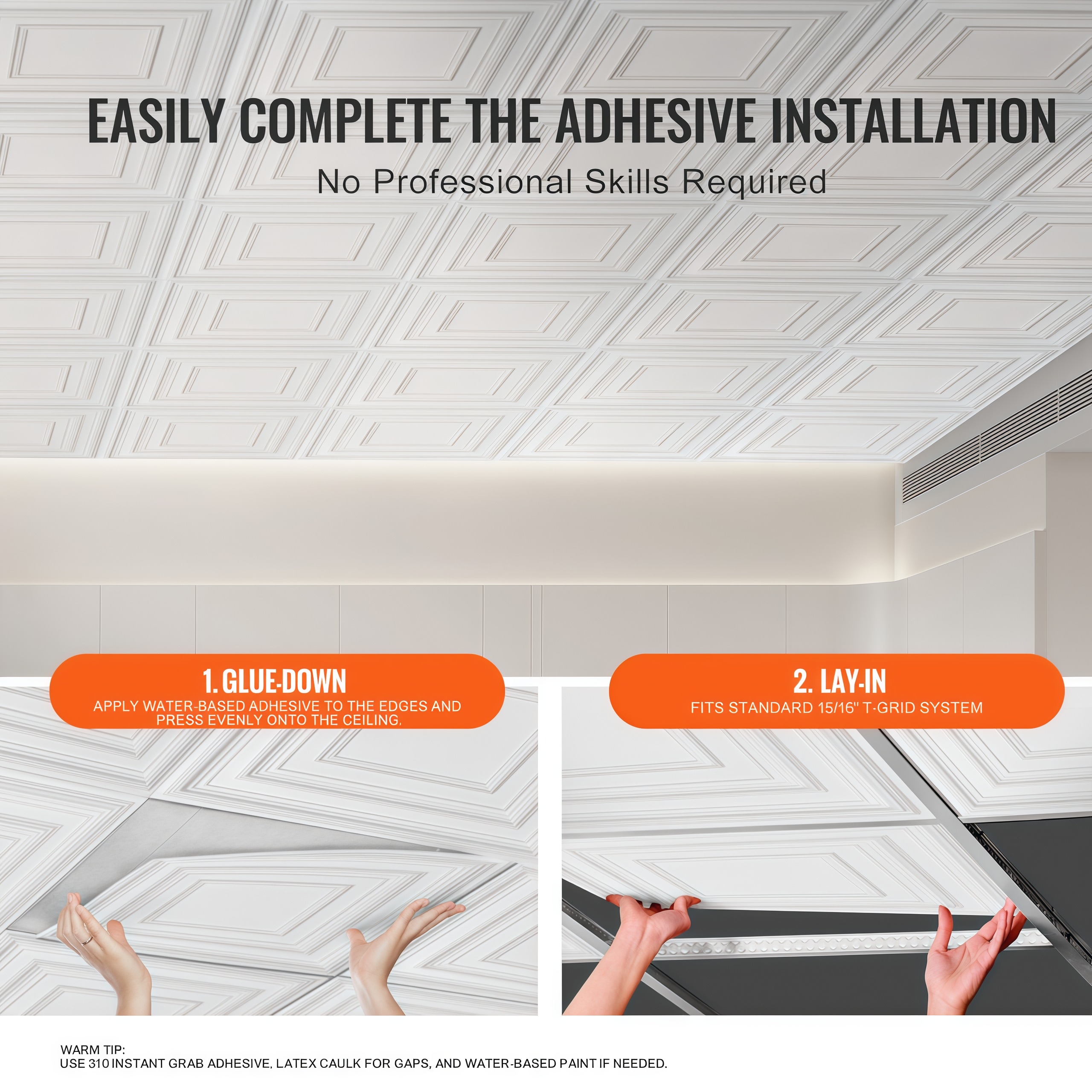 Numhew NHSEAN6525 Ceiling-Tile - View #5
