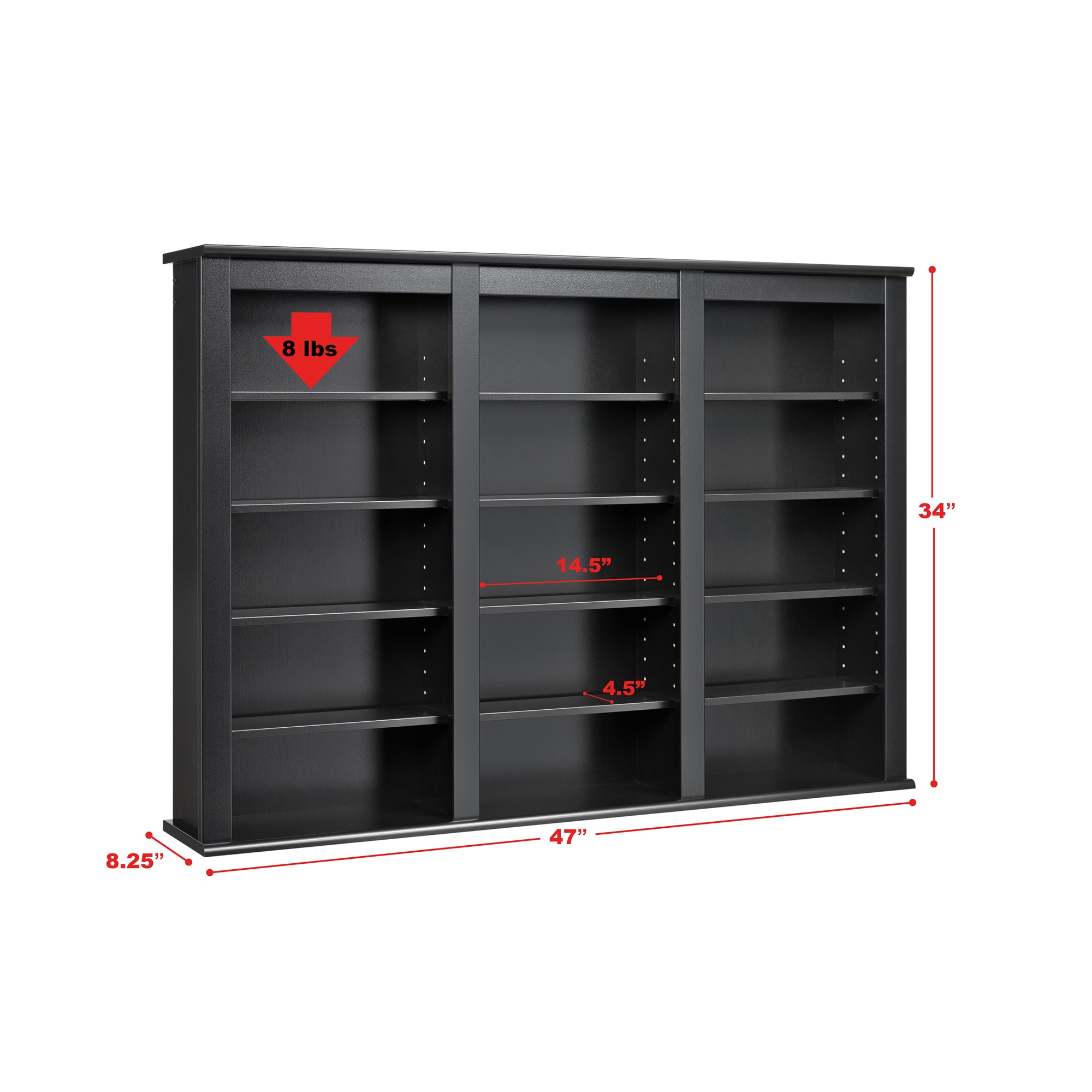 Prepac BFW-0523 Gaming-Storage - View #7
