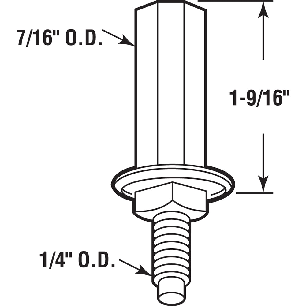 Prime-Line N 6546 Bifold-Closet-Door-Pivots - View #2