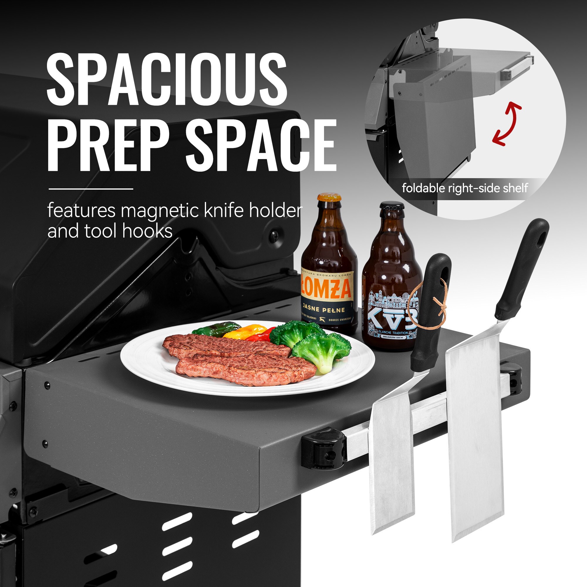 Royal Gourmet GA5407H Gas-Grill - View #9