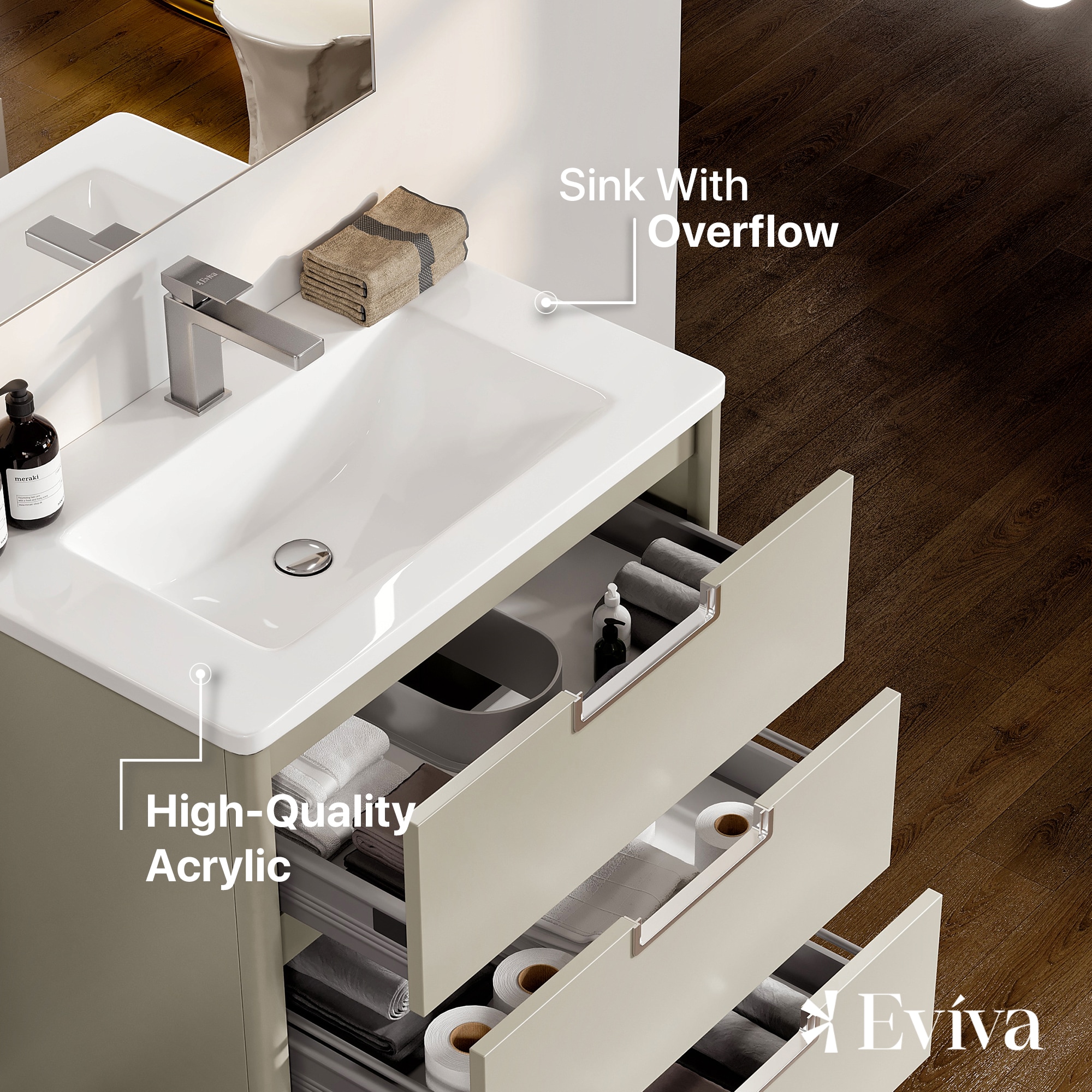 Eviva EVVN74-40GR Bath-Vanity-Combo - View #4