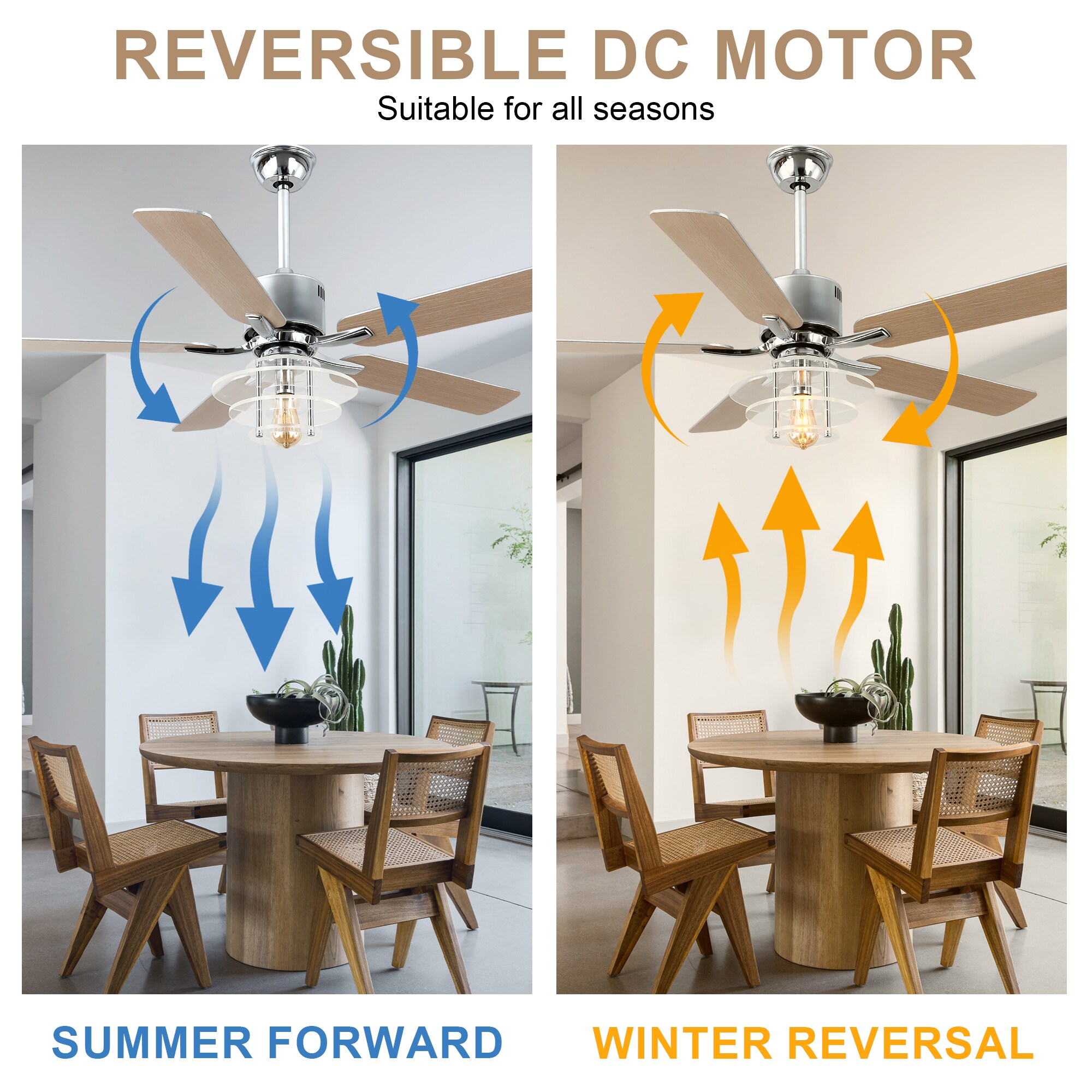 Bella Depot DCFSD5222-CR Ceiling-Fans - View #6