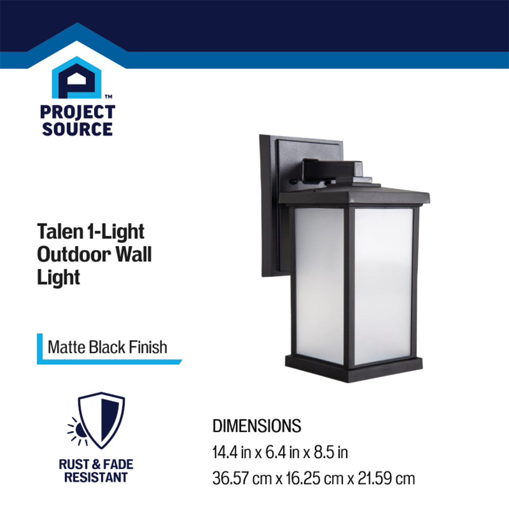 Project Source WL131MBK Outdoor-Wall-Lighting - View #2