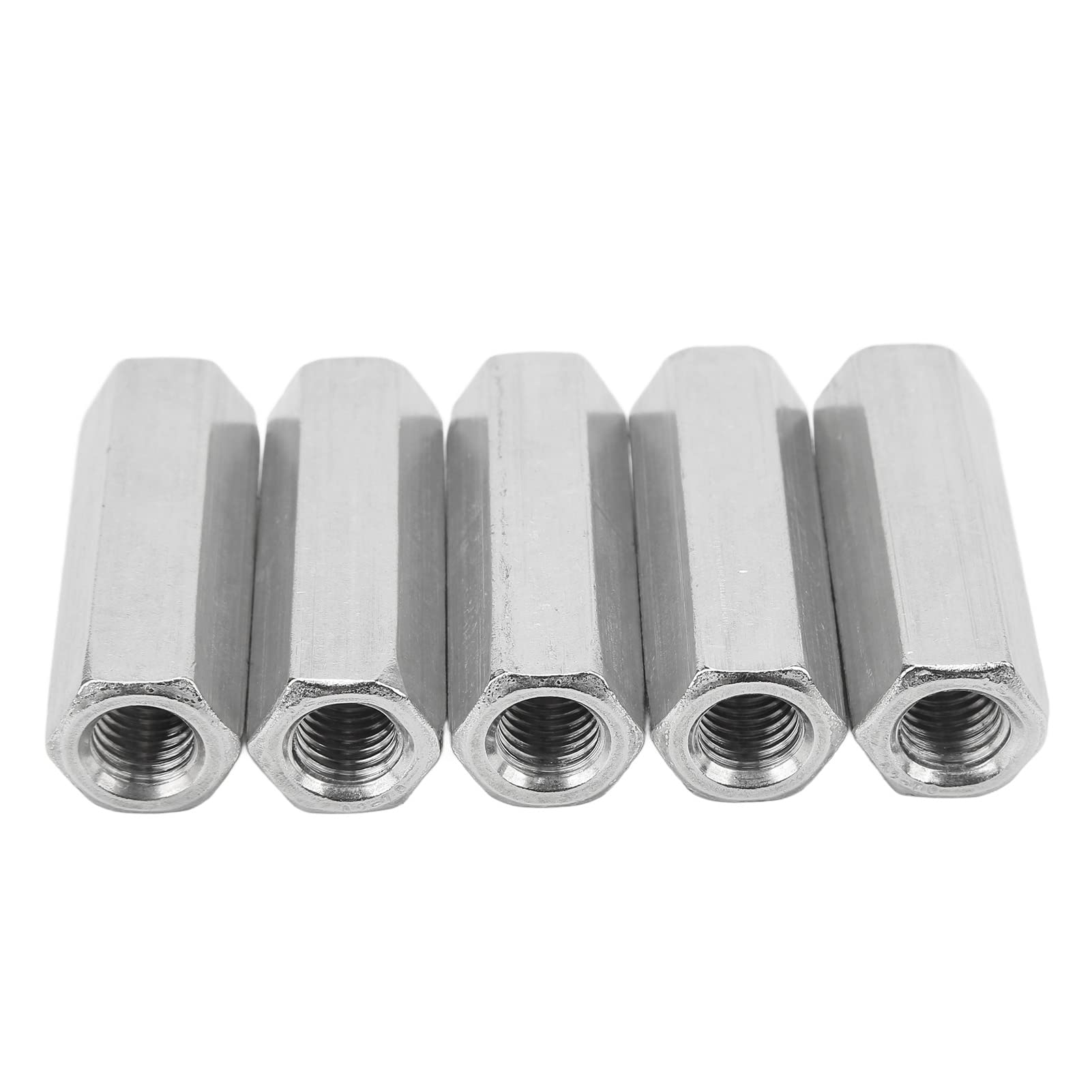 Mikiotto 5 pcs Metric Hex Coupling Nuts M12 x 1 75 Thread 60mm Length ...