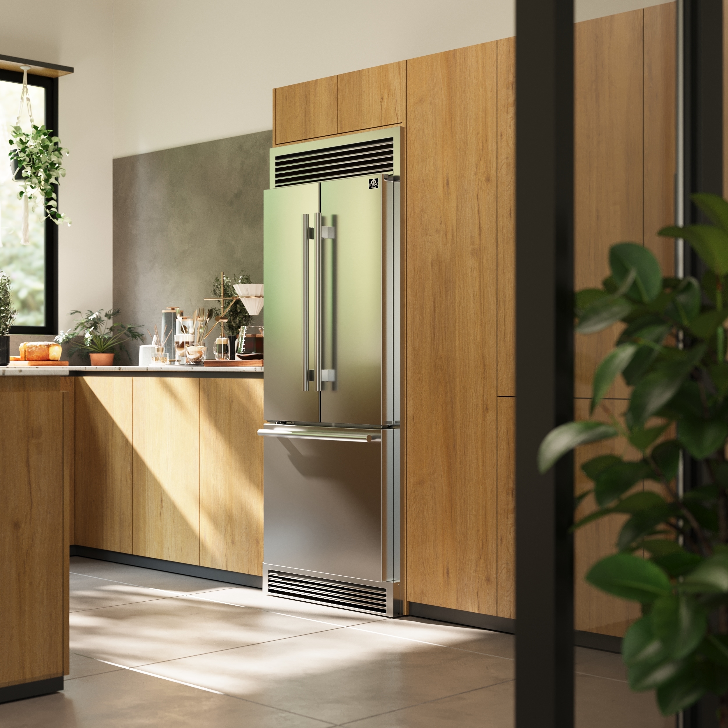 FORNO FFFFD1974-35SG French-Door-Refrigerators - View #17