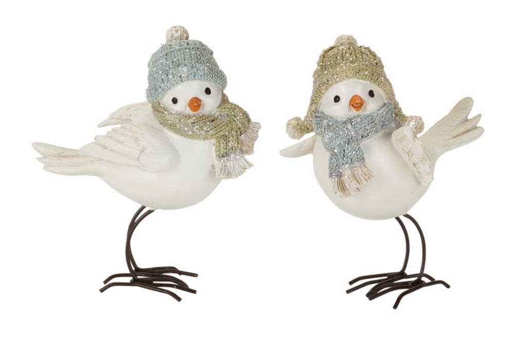 Melrose International 76714DS 5-in Decoration Bird (4-Pack) Christmas Decor