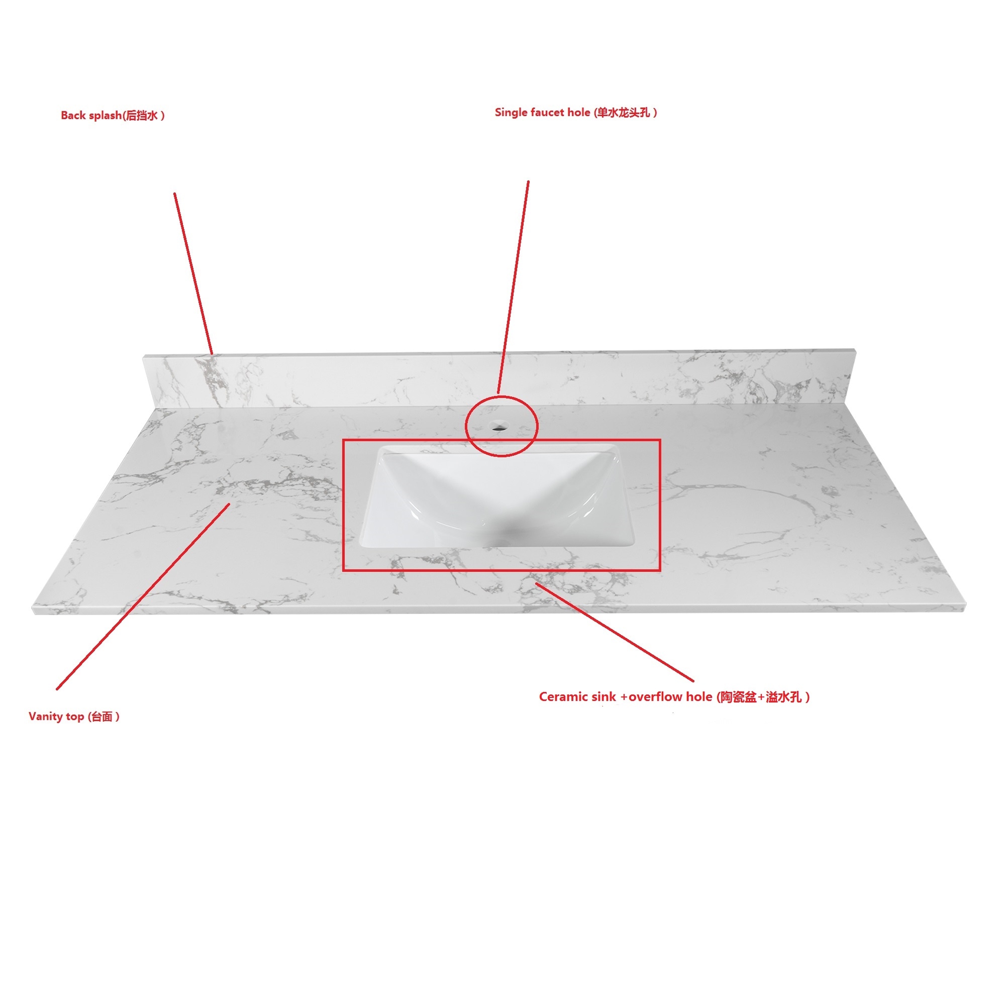 CASAINC MTL-50921988 Vanity-Tops - View #10