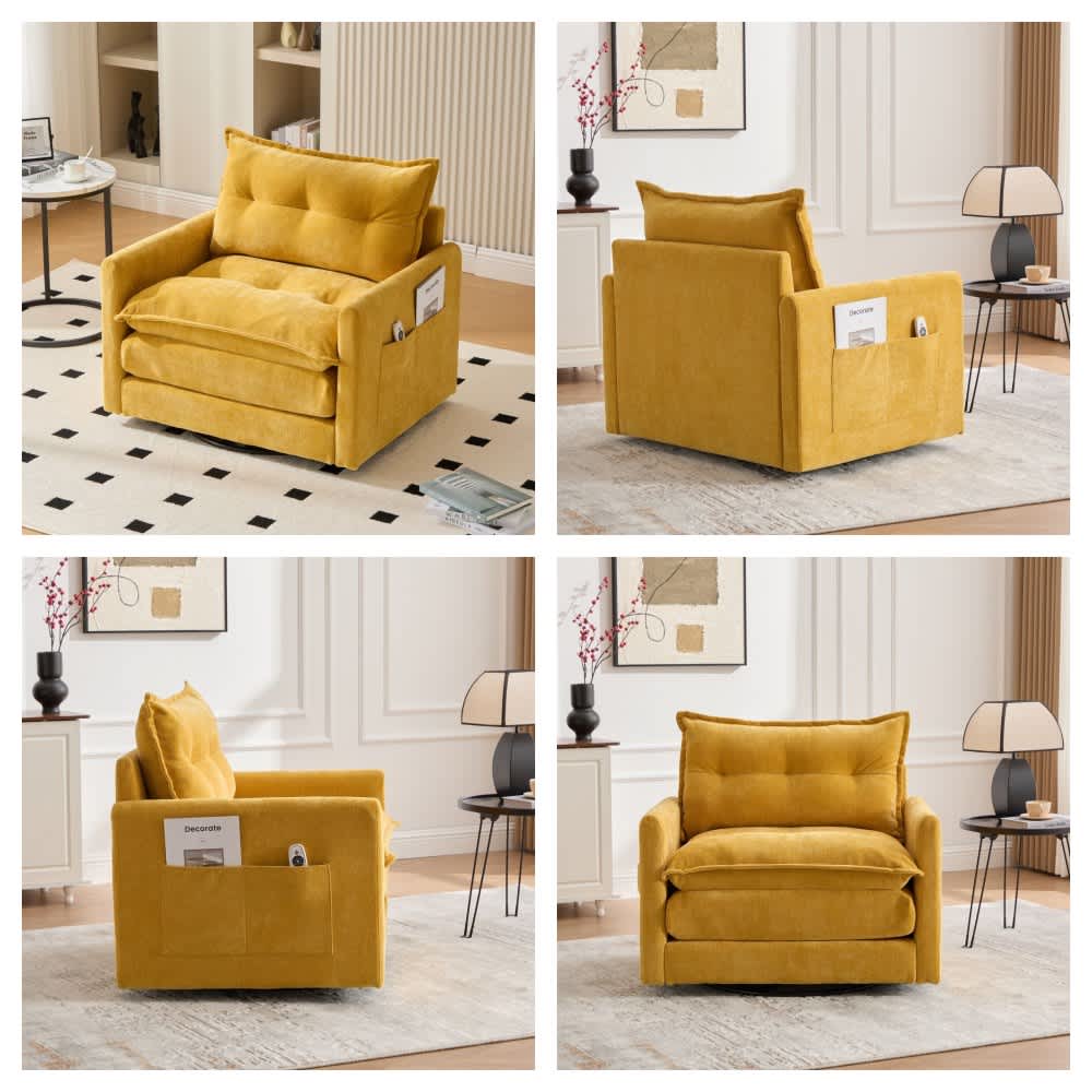 Coolbibila DOT-CHAIR-YELLOW chairs - View #4