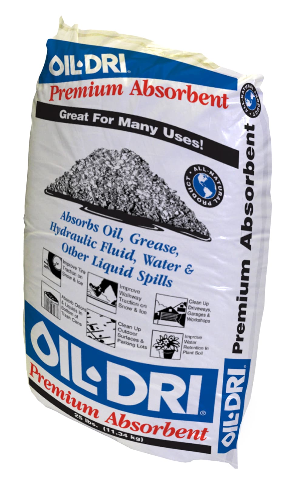 Oil-Dri Premium Absorbent, 25 lbs