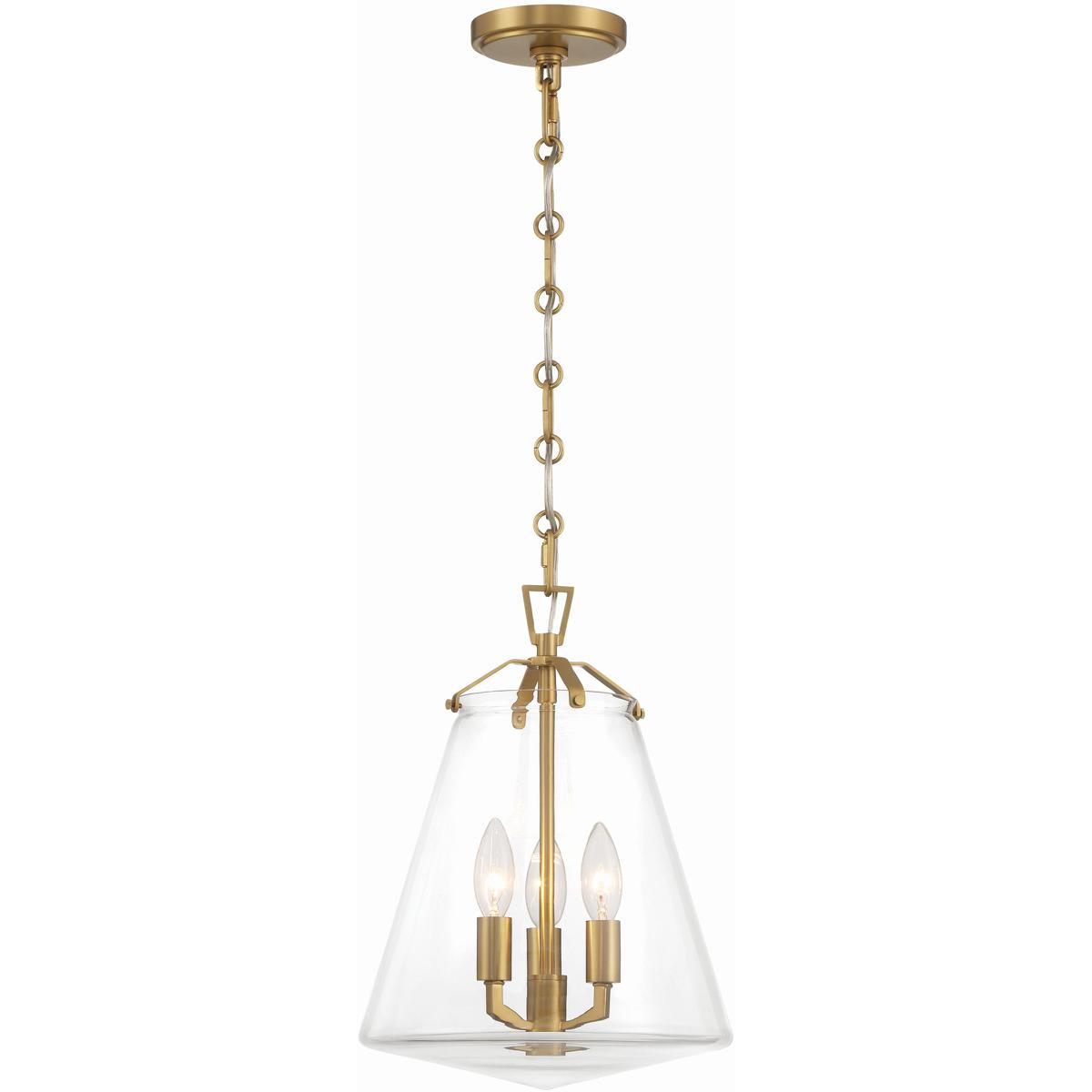 Crystorama 2649500 VSS-7004-LG Voss Mini Chandelier Luxe Gold