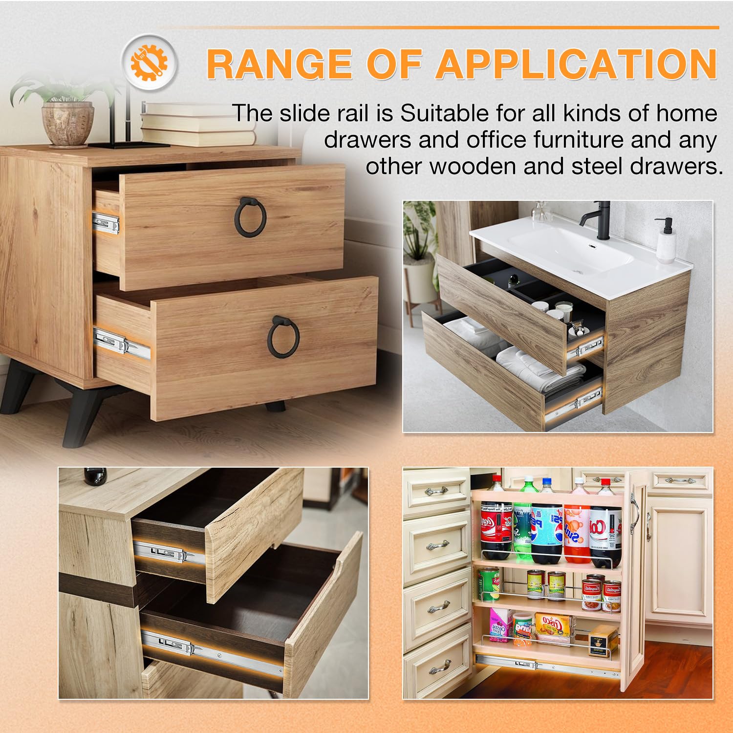 Adrinfly LAD0814D088 Drawer-Slides - View #7