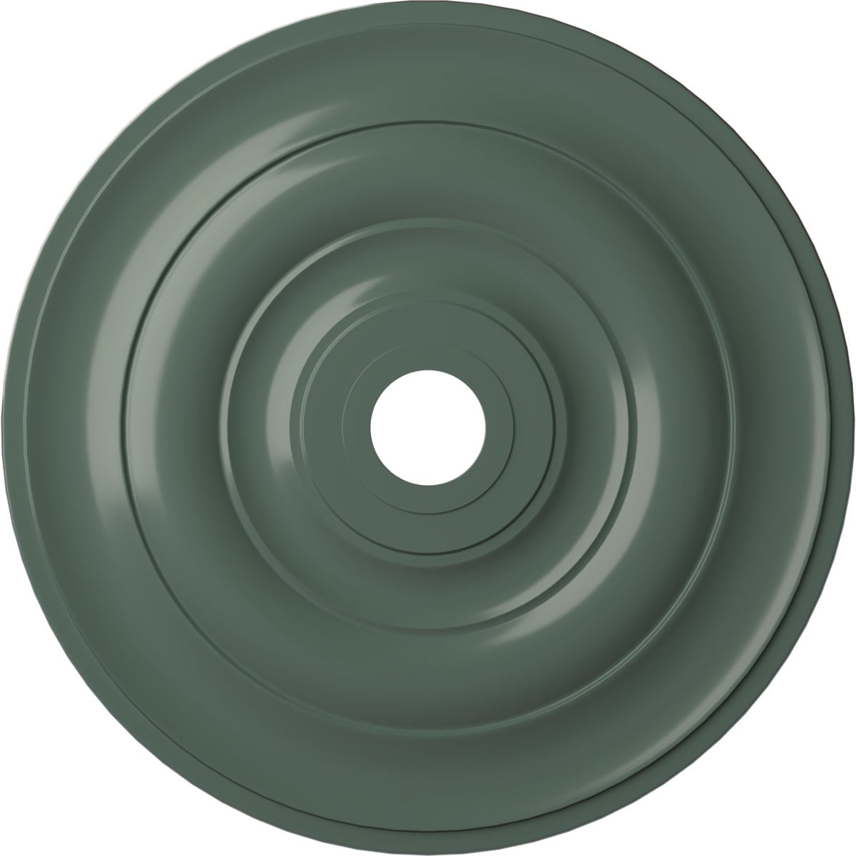 Ekena Millwork CM26JECBF Jefferson 26.5-in W x 26.5-in L Painted Cloud Burst Polyurethane Whole Ceiling Medallion