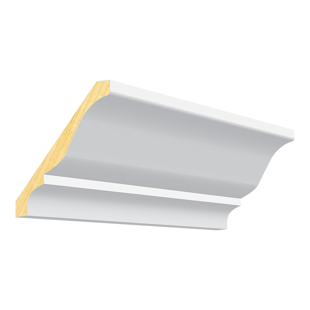 RELIABILT L47-MDF12 4-5/8-in x 12-ft Primed MDF L47 Crown Moulding